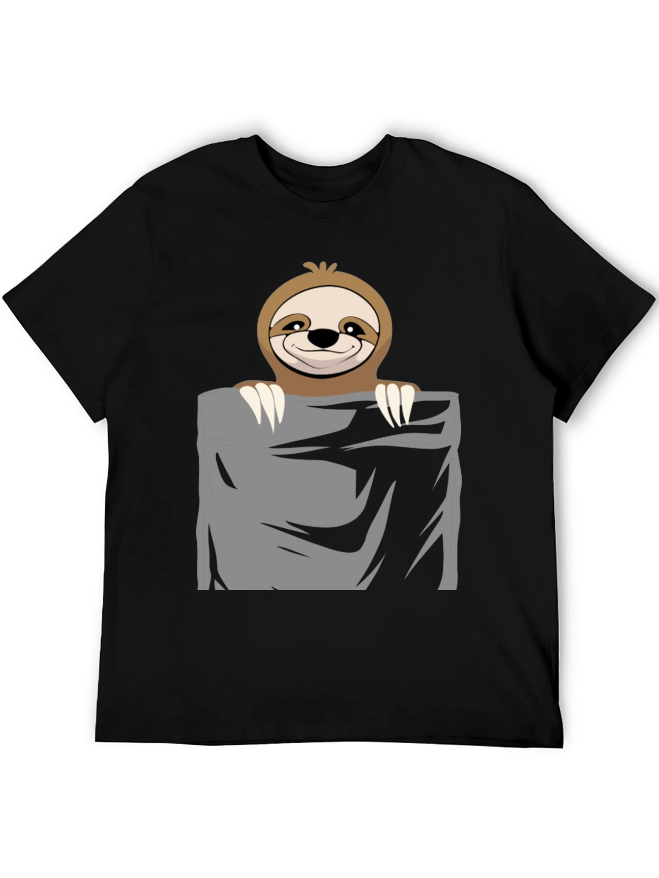Sloth Pocket T-Shirt - Cute & Funny Animal Tee