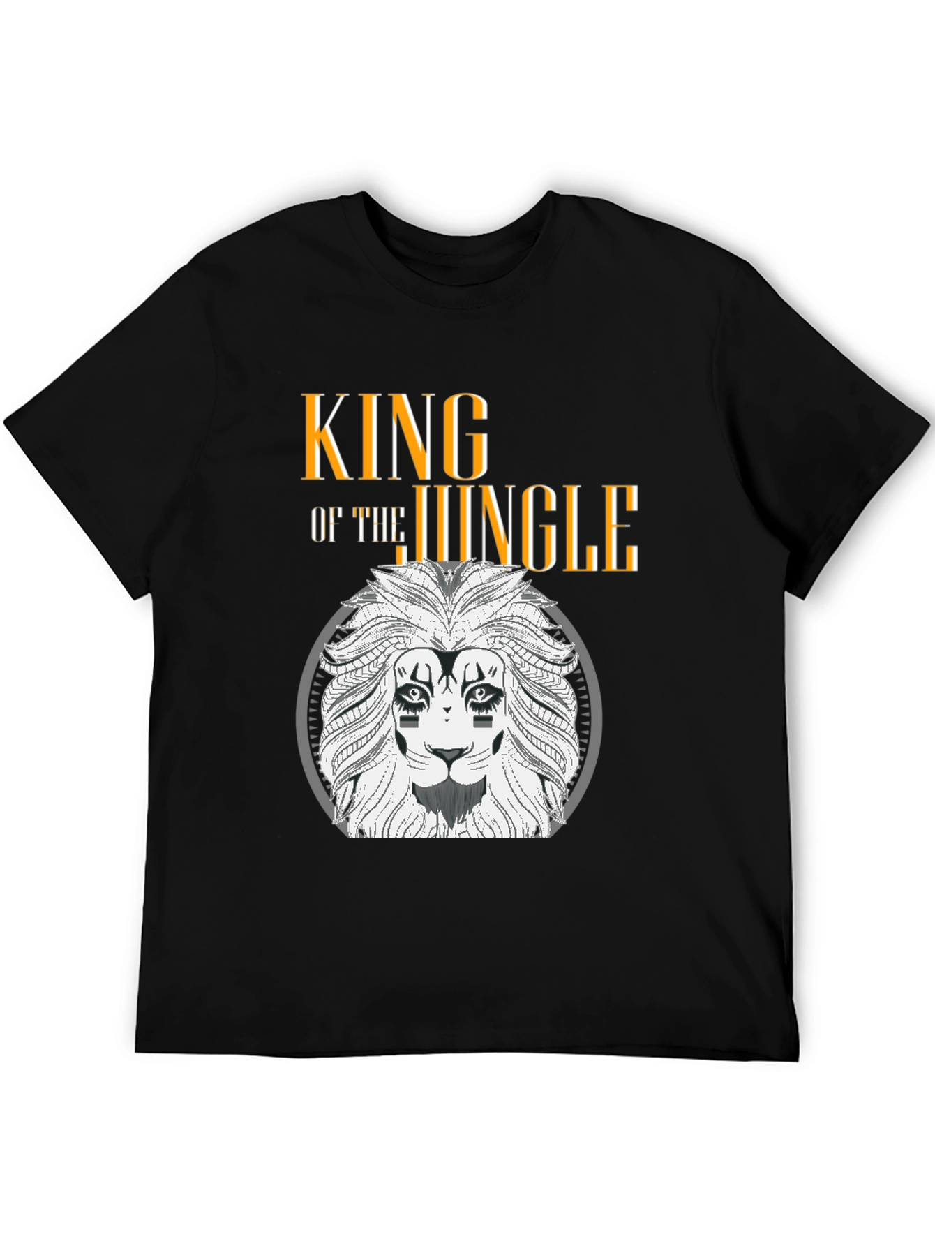 King of the Jungle Lion Graphic Tee