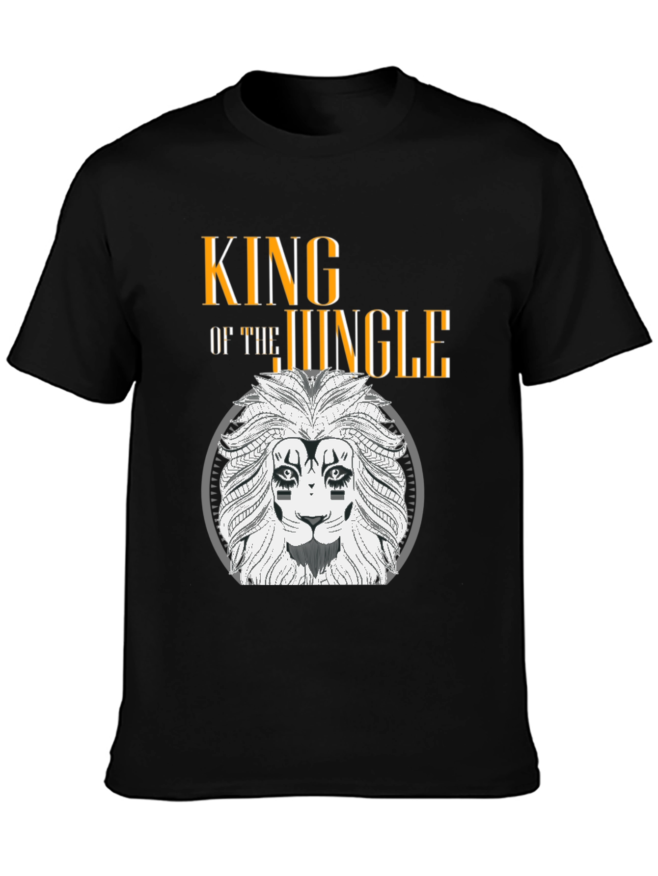 King of the Jungle Lion Graphic Tee
