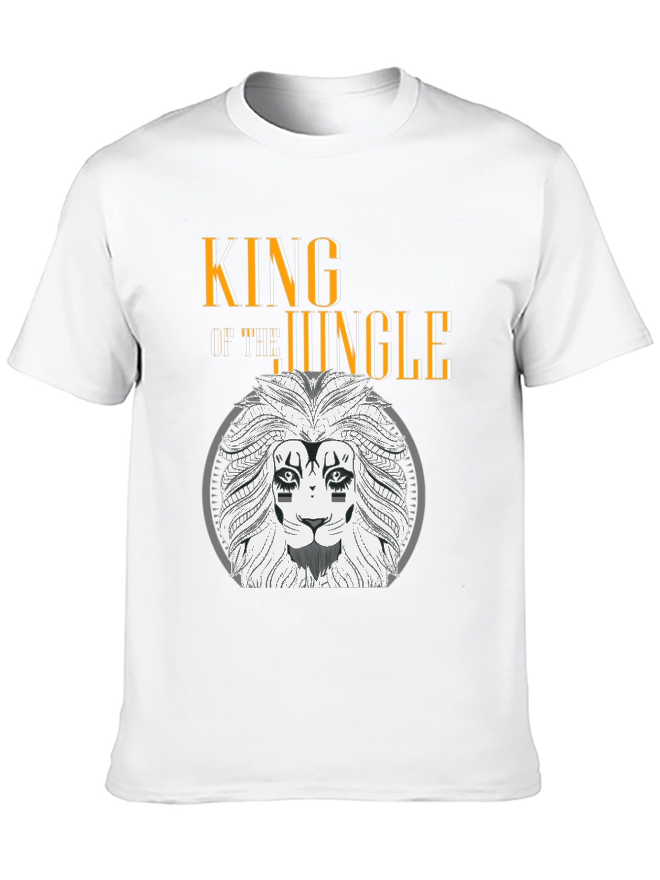 King of the Jungle Lion Graphic Tee