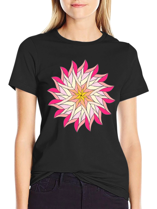 Floral Starburst Graphic Tee