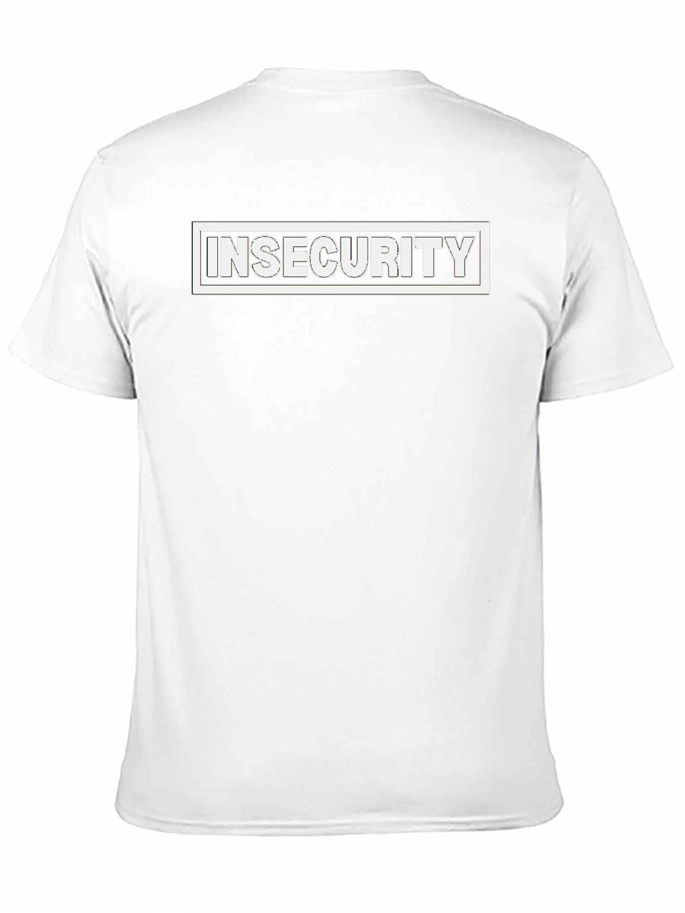 Insecurity Graphic Tee - Black Casual T-Shirt
