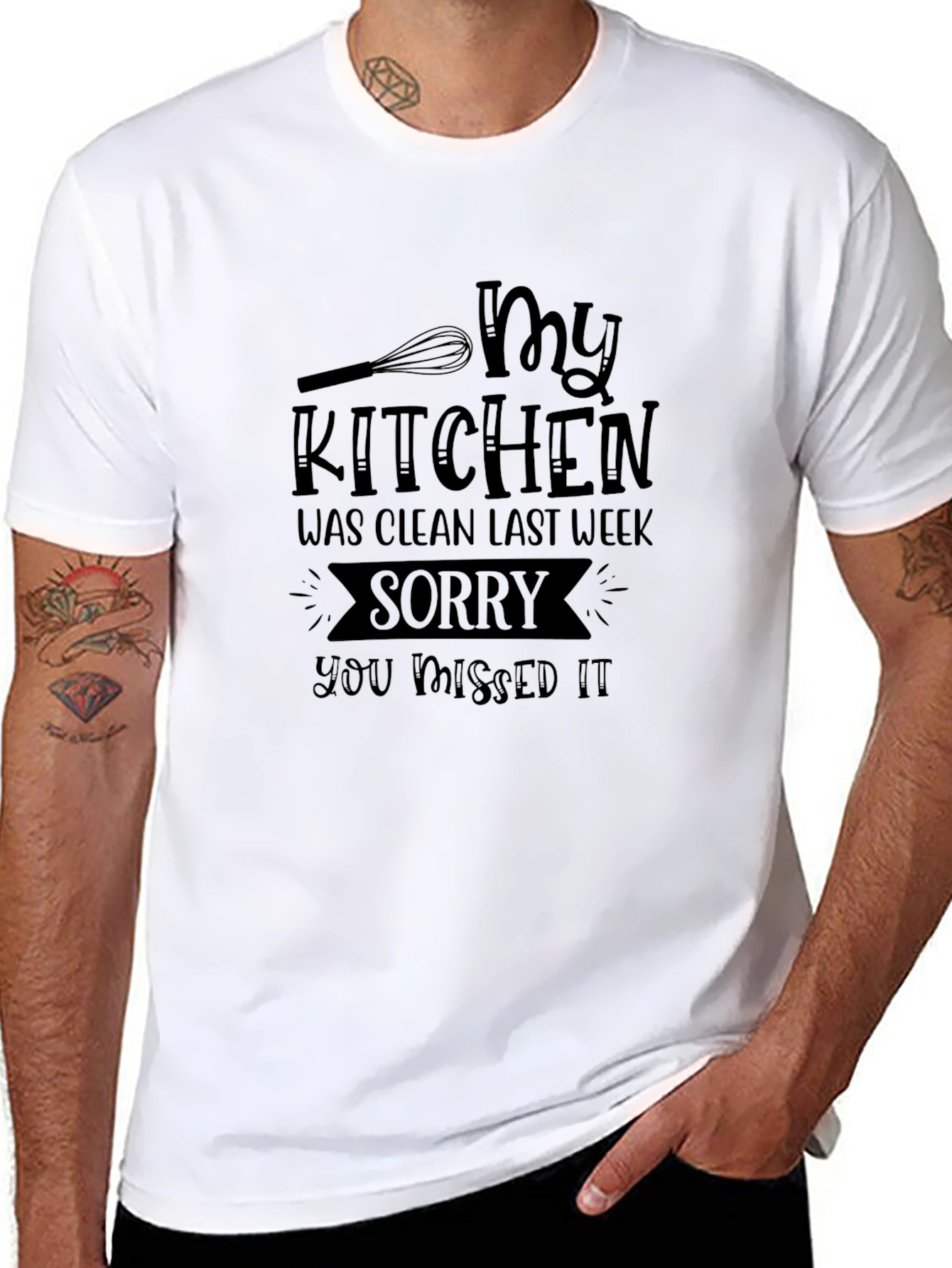 Funny Kitchen Humor T-Shirt - Clean Last Week