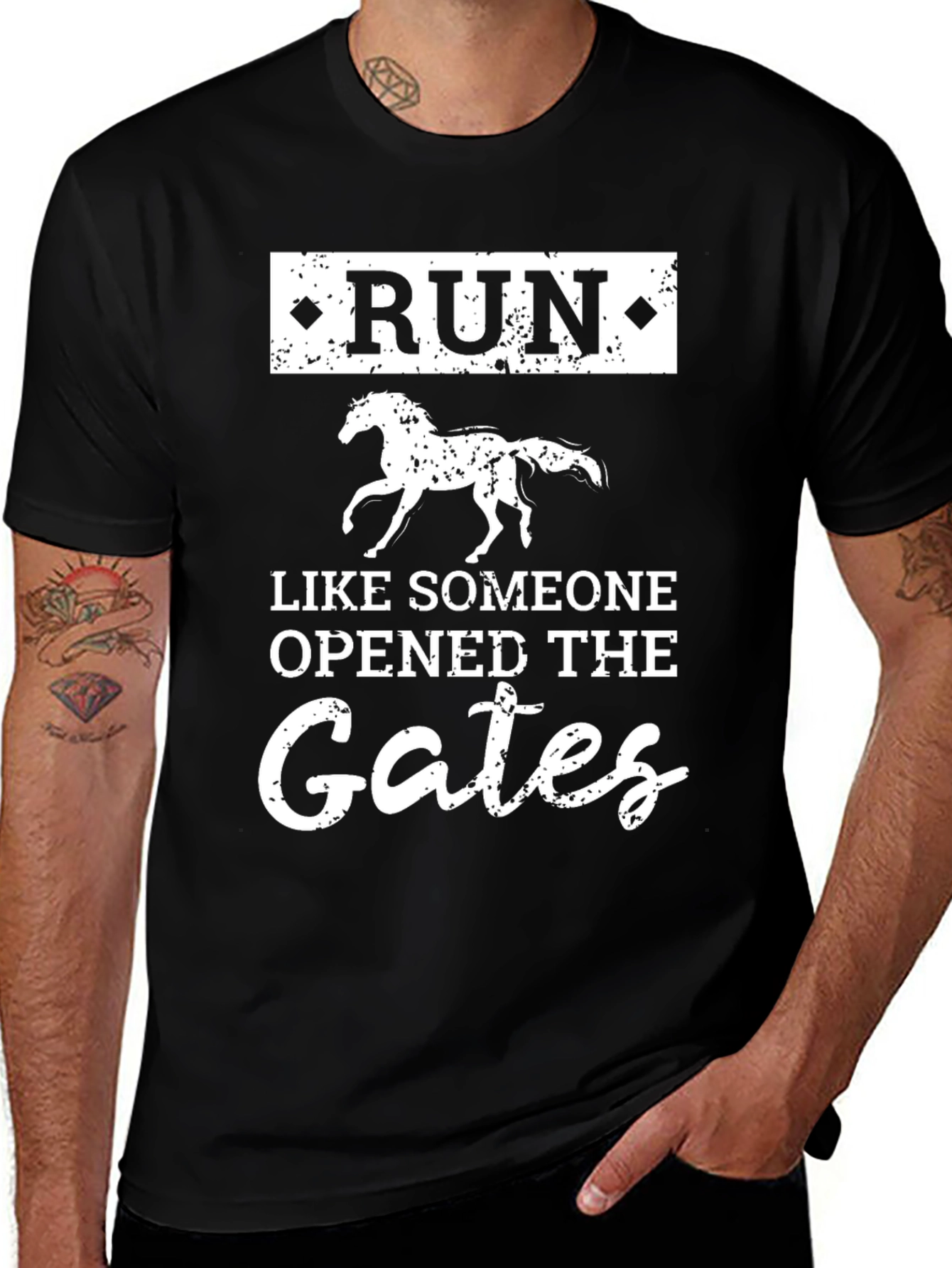 Run Like Someone Opened The Gates T-Shirt