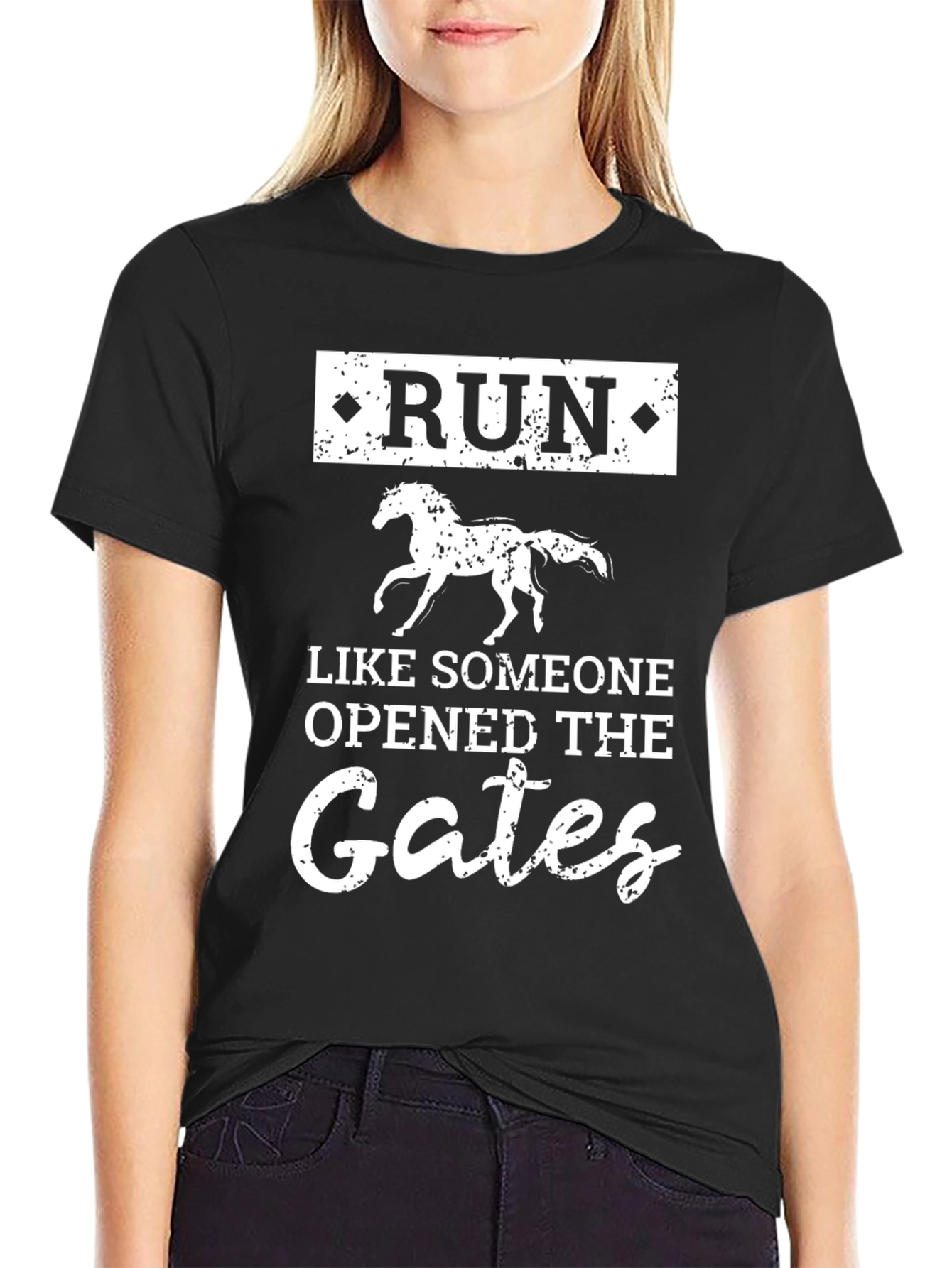 Run Like Someone Opened The Gates T-Shirt