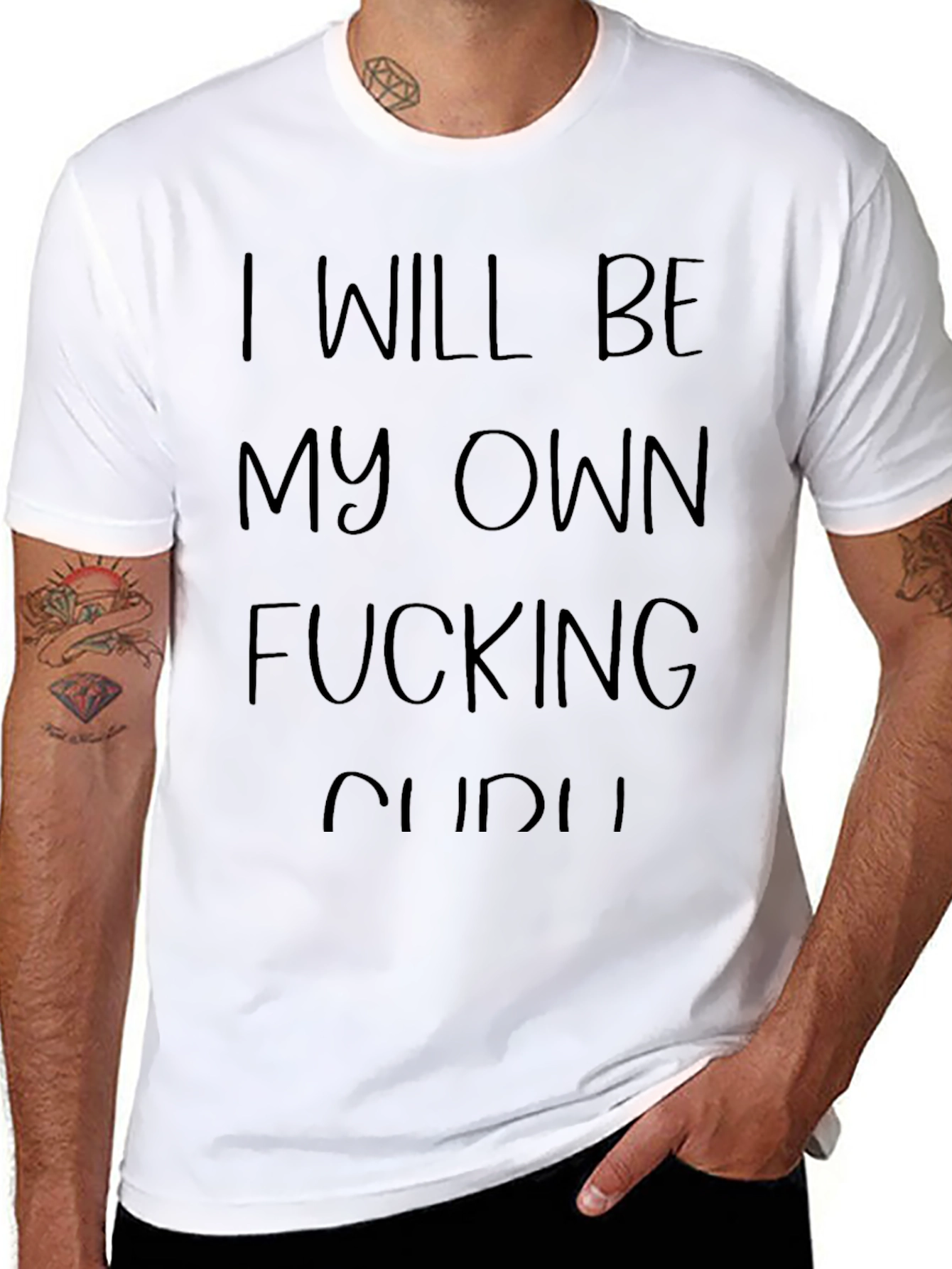 My Own Fucking Guru Black T-Shirt