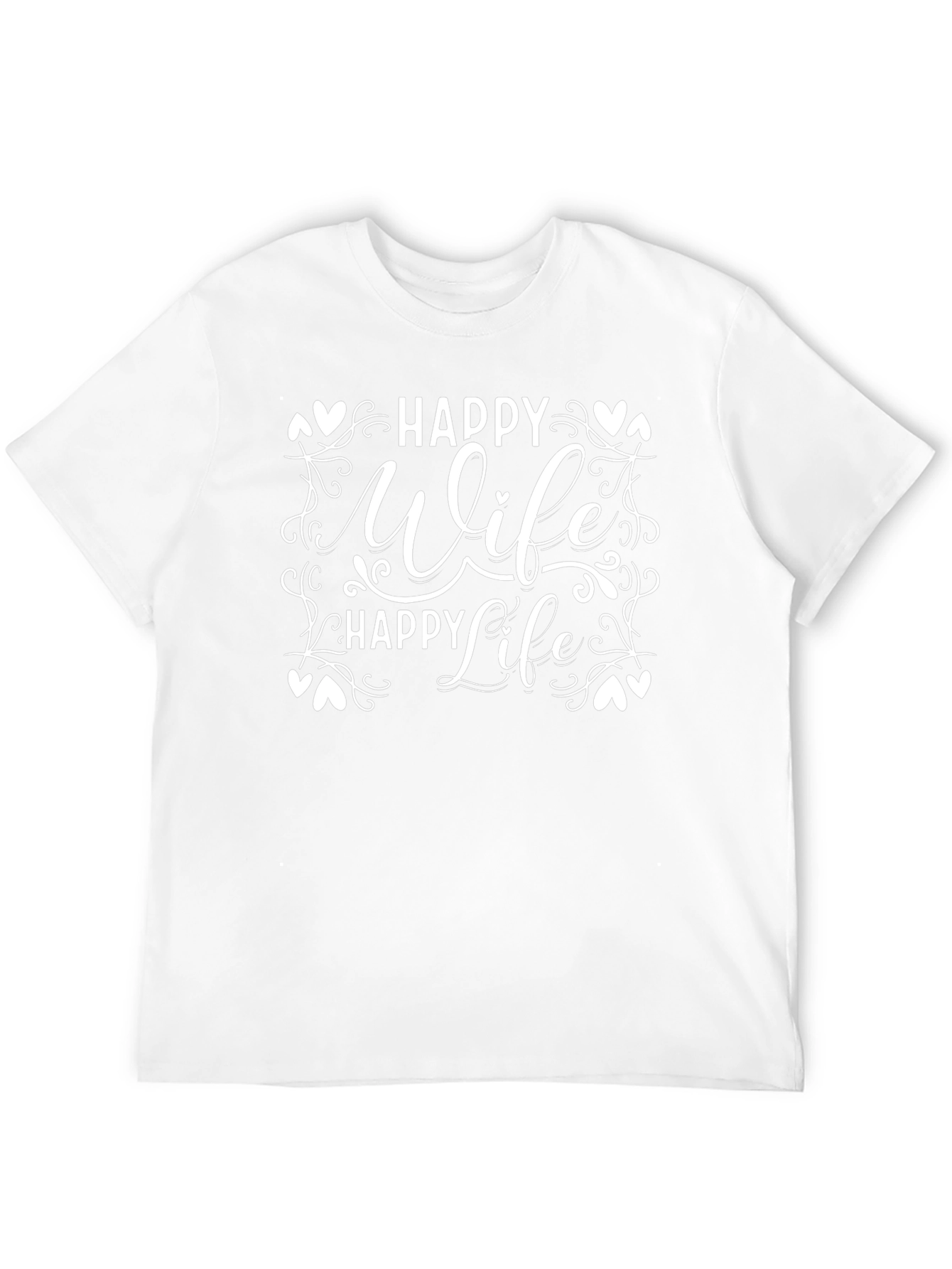 Happy Wife Happy Life Graphic T-Shirt