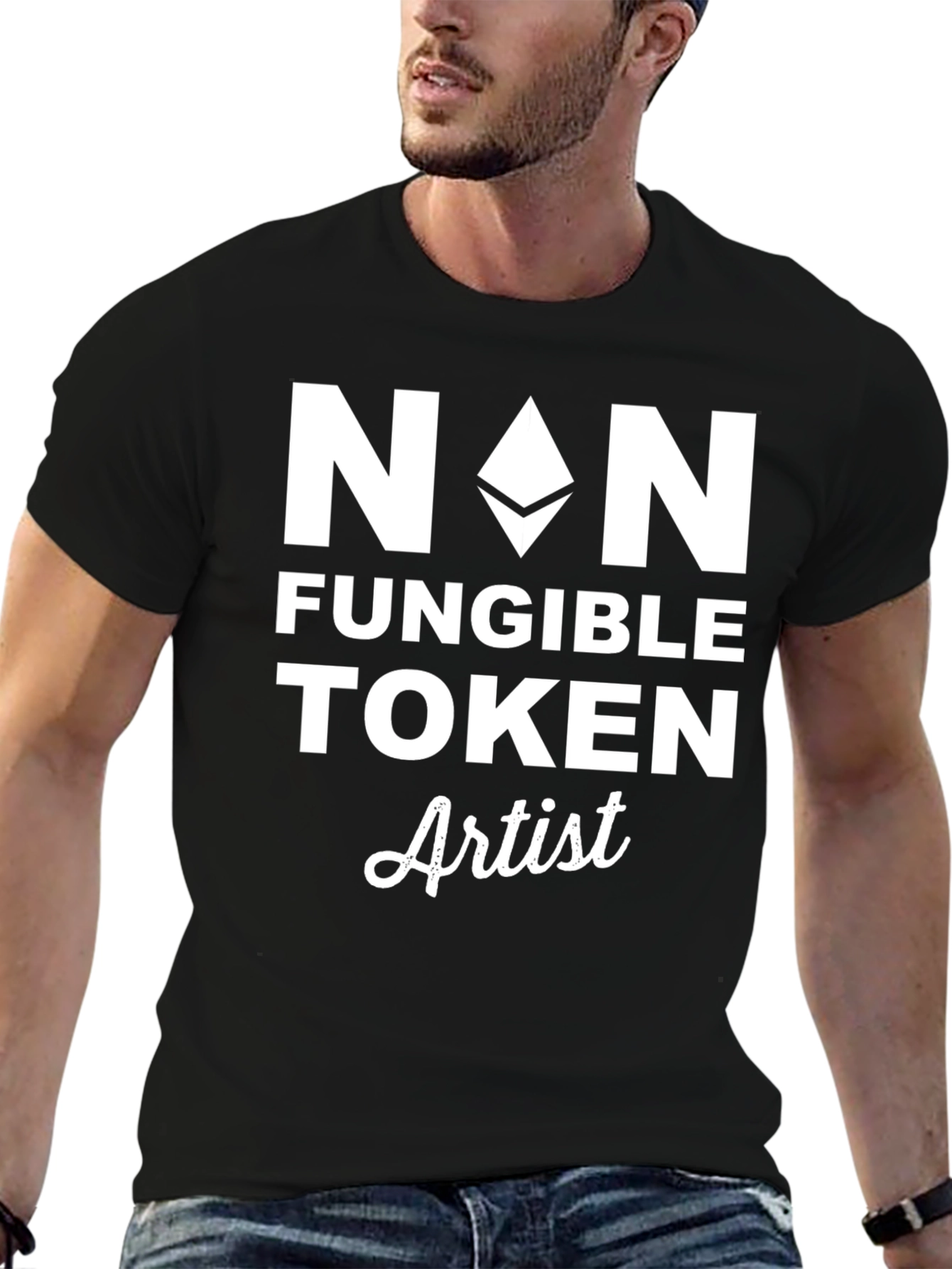NFT Artist Black T-Shirt - Non Fungible Token