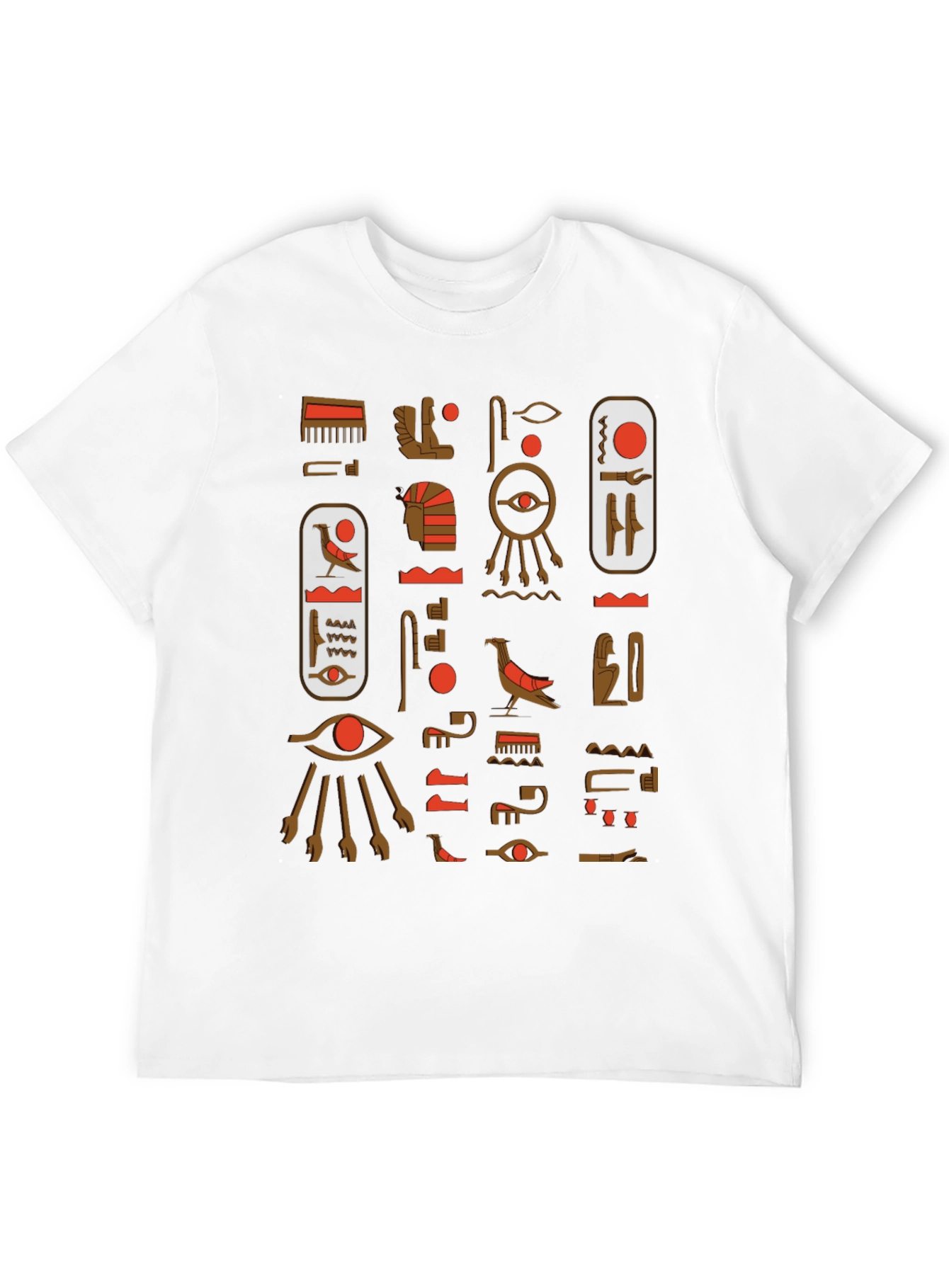 Egyptian Hieroglyph T-Shirt - Stylish Ancient Design