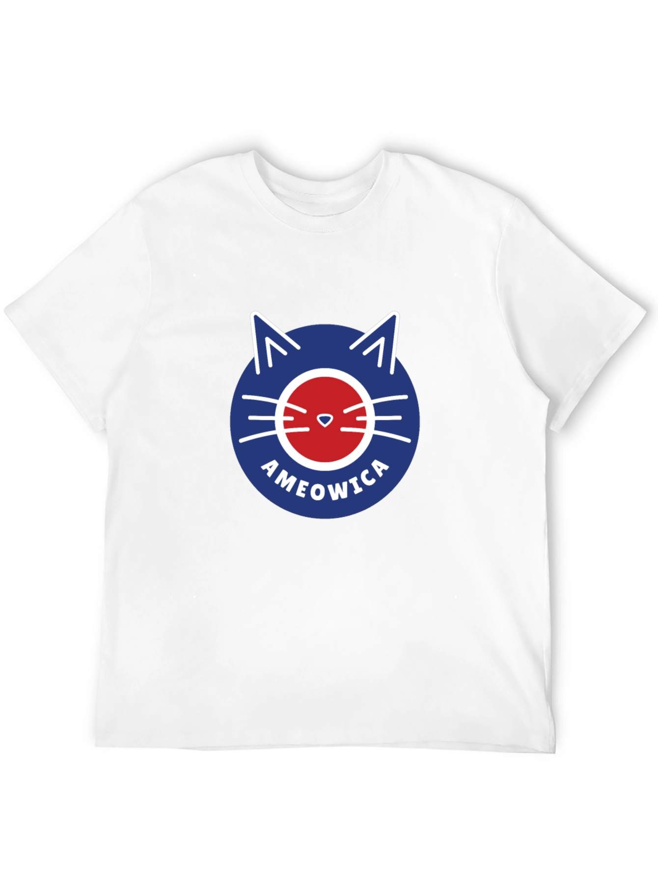 Ameowica Cat Graphic Tee - Patriotic & Funny