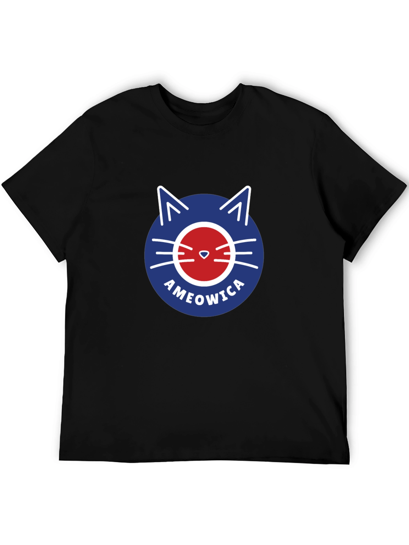 Ameowica Cat Graphic Tee - Patriotic & Funny
