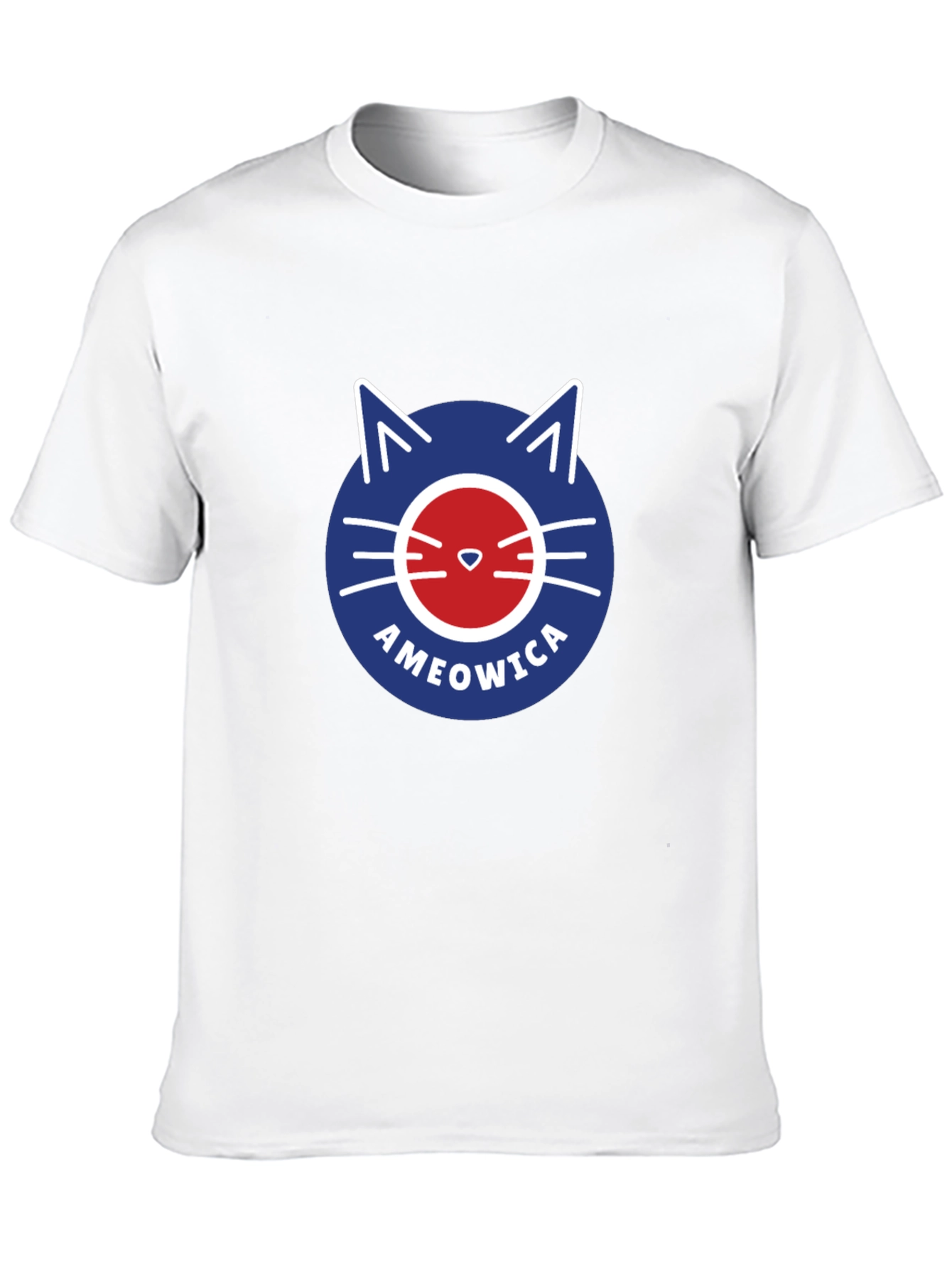 Ameowica Cat Graphic Tee - Patriotic & Funny