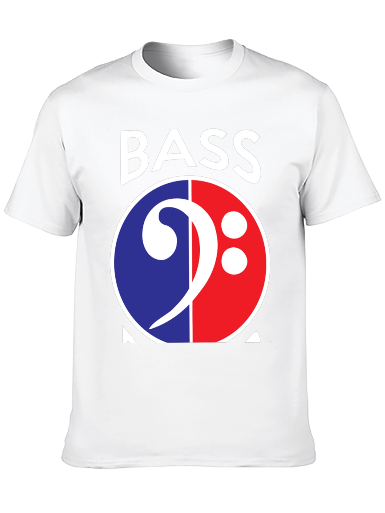 Bass Clef Graphic Tee - Musician Style T-Shirt