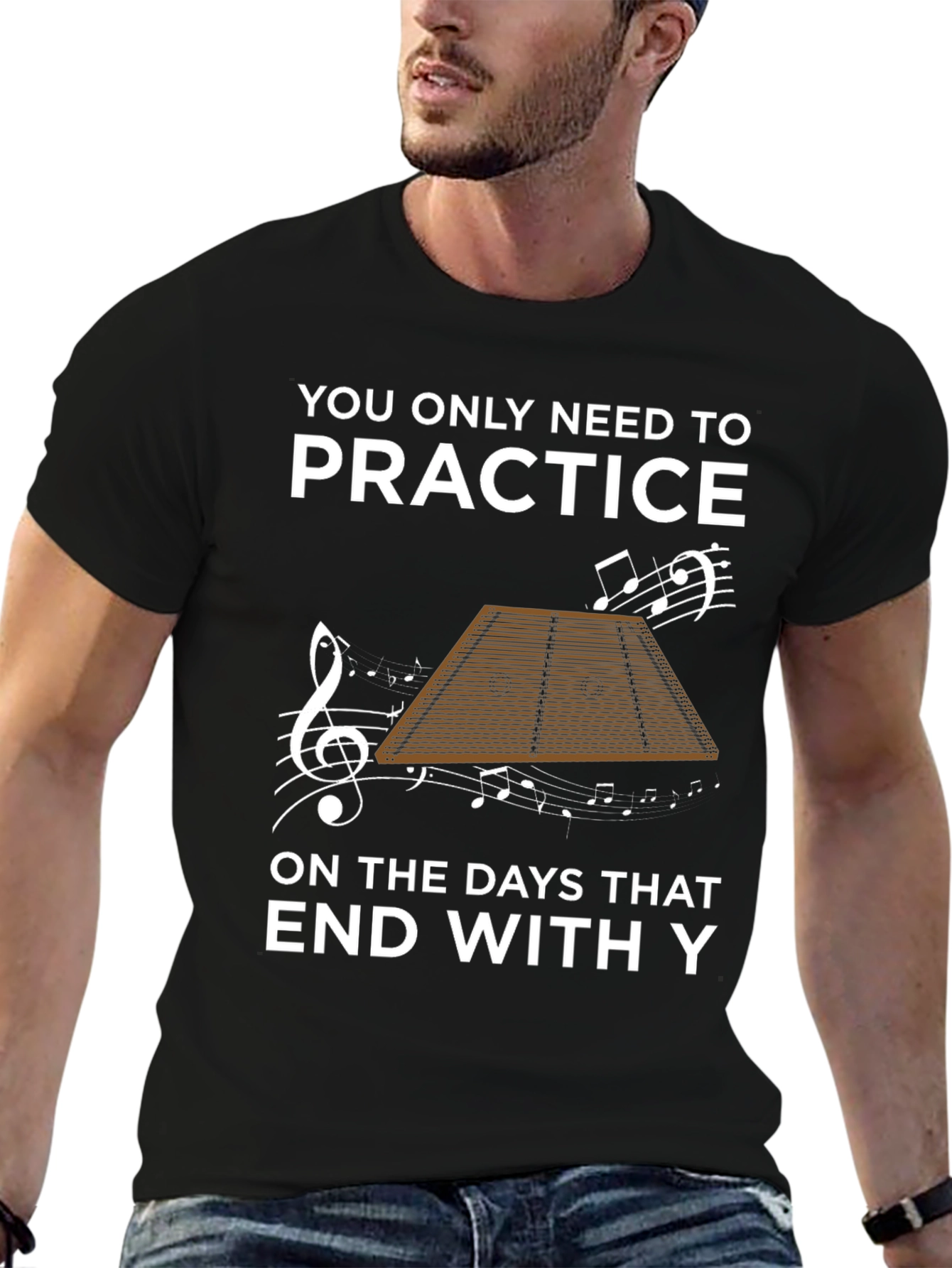 Practice Dulcimer T-Shirt - Music Lover Tee