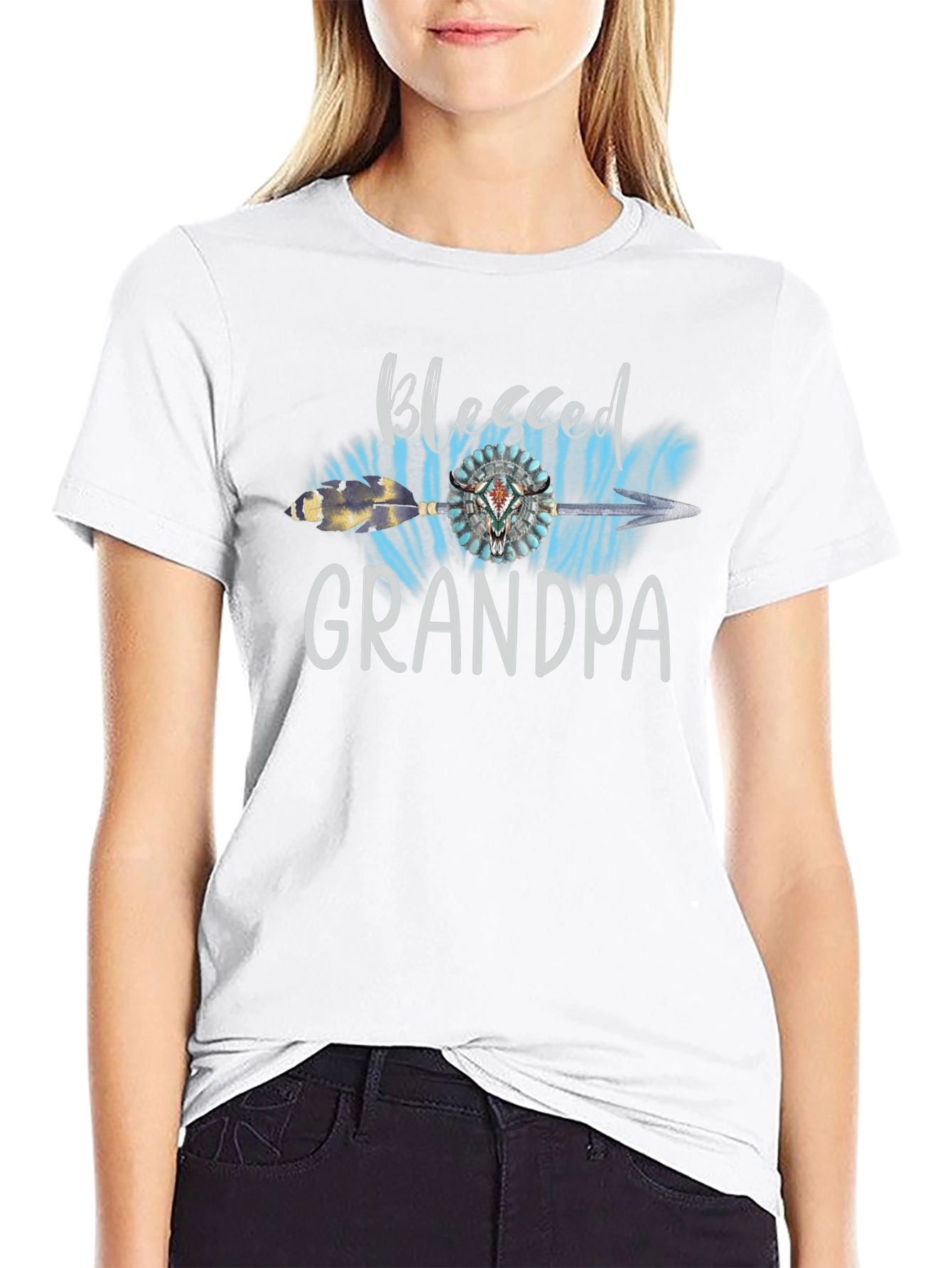 Blessed Grandpa Graphic T-Shirt