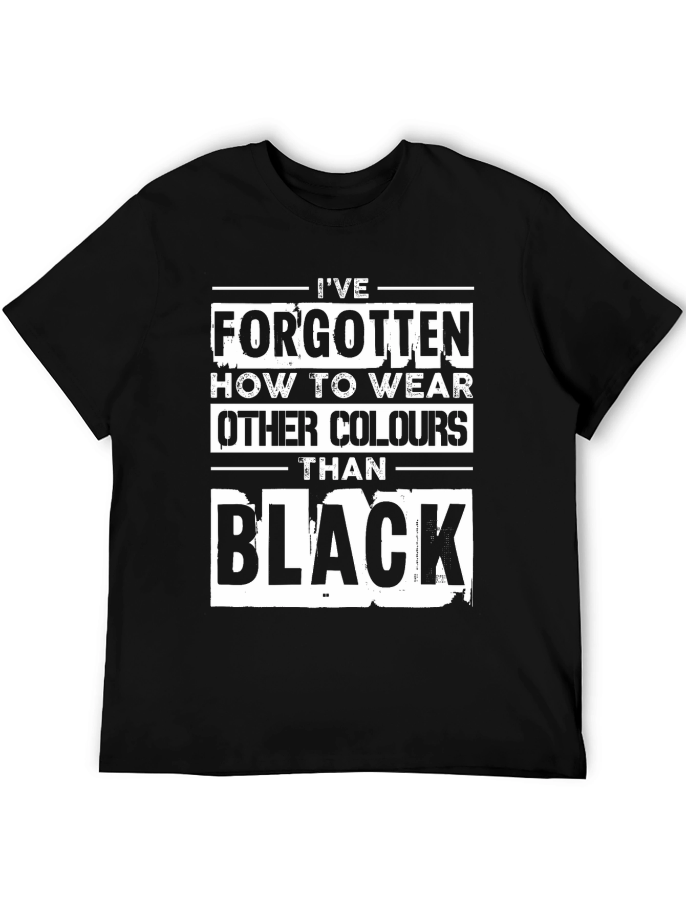 Ive Forgotten Black T-Shirt