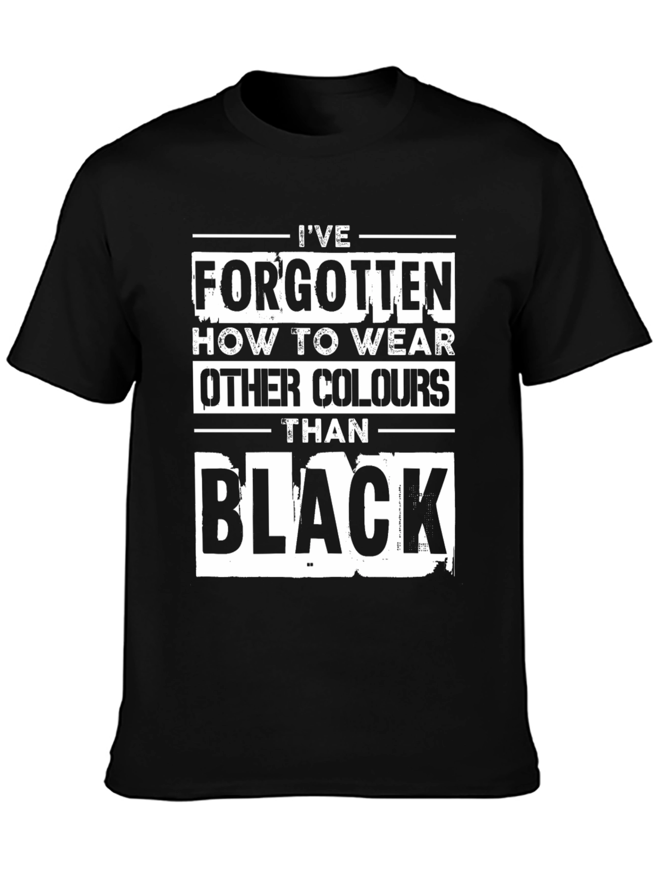 Ive Forgotten Black T-Shirt