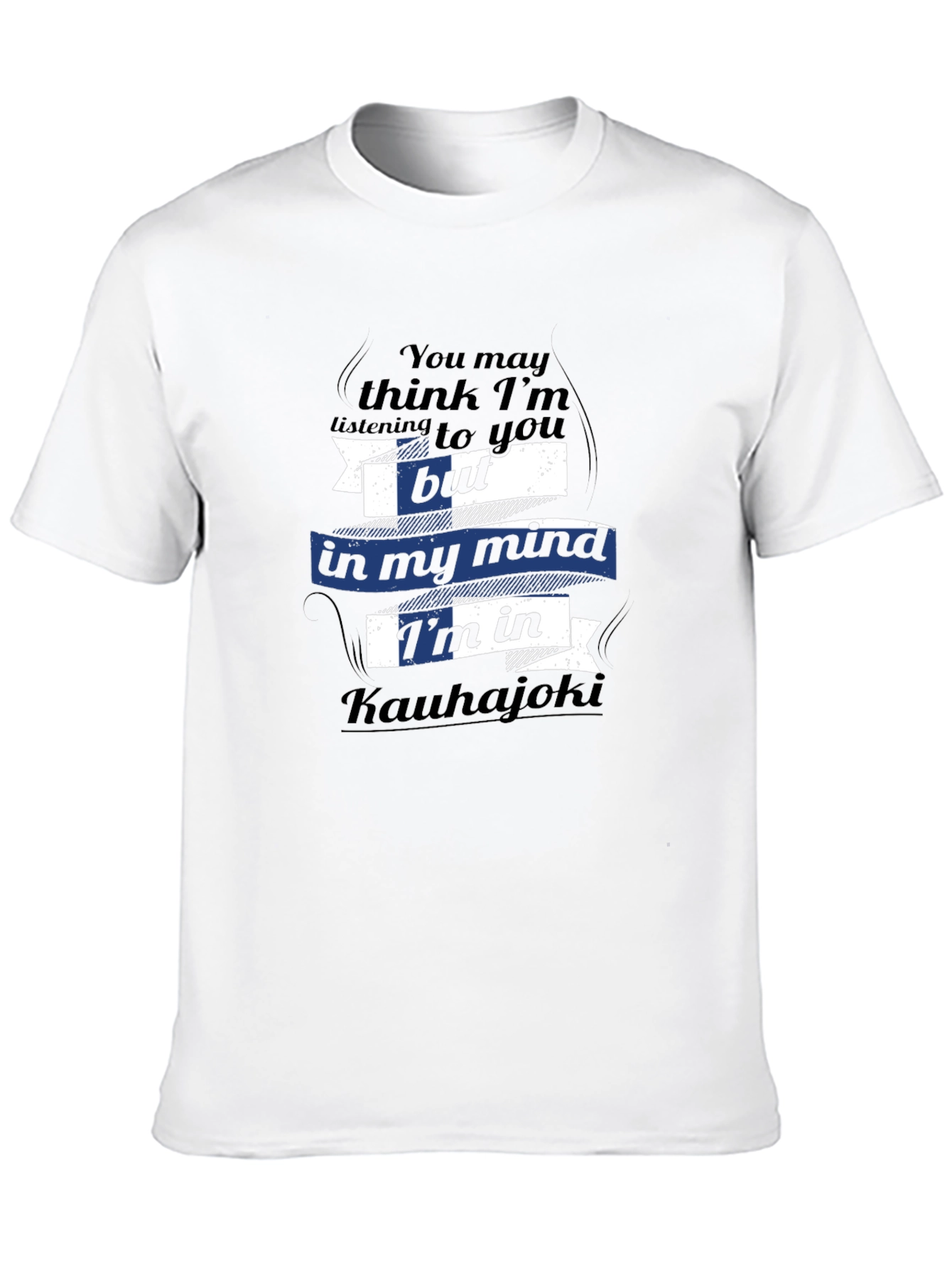 Kauhajoki Mind Tee - Finland Flag Novelty T-Shirt