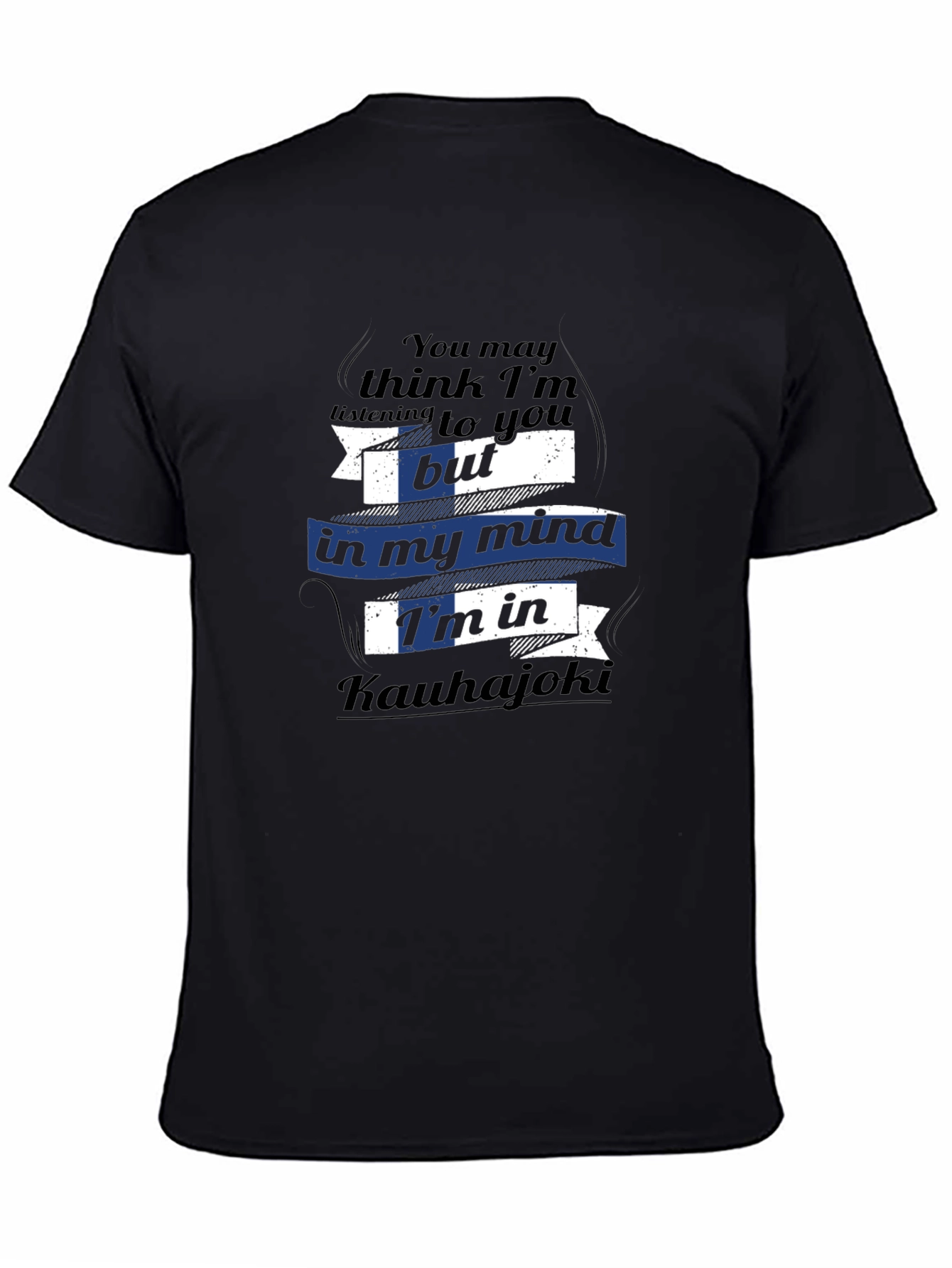 Kauhajoki Mind Tee - Finland Flag Novelty T-Shirt
