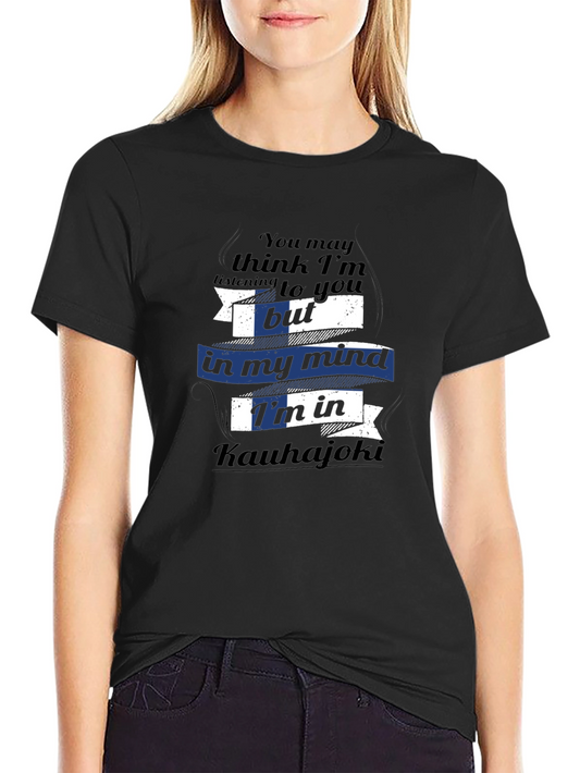 Kauhajoki Mind Tee - Finland Flag Novelty T-Shirt