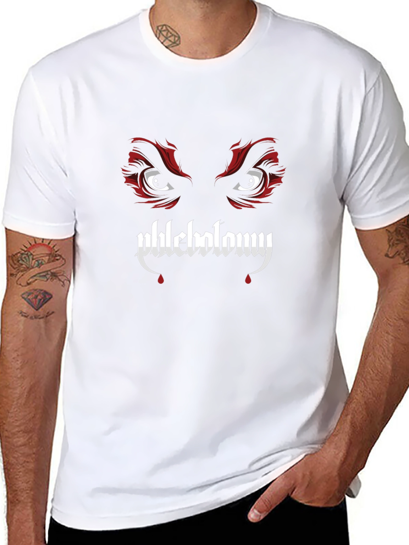 Phlebotomy Vampire Eye T-Shirt