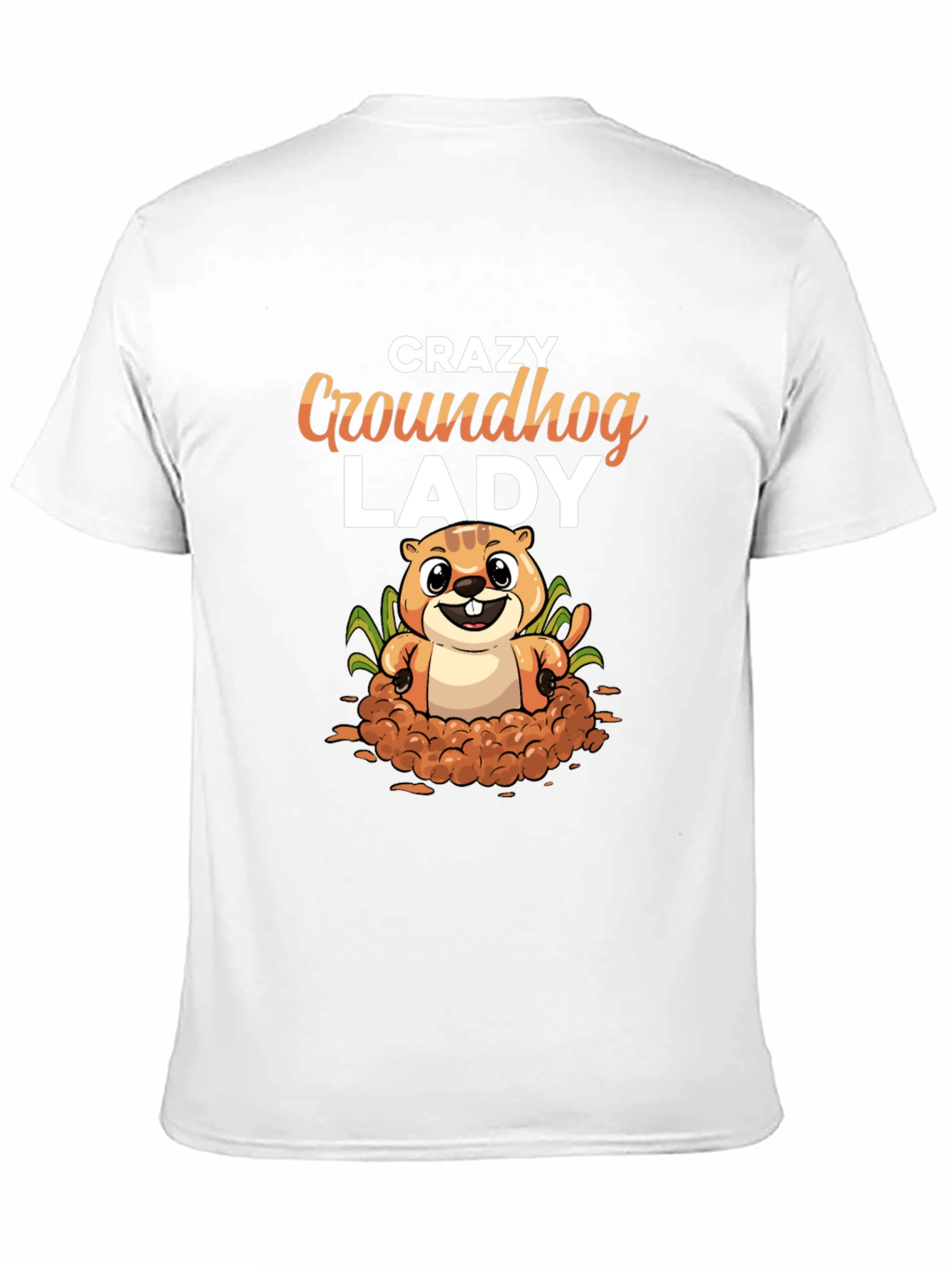 Crazy Groundhog Lady T-Shirt