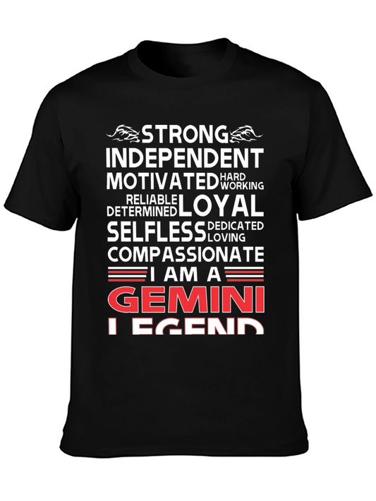 Gemini Legend T-Shirt: Strong Independent & Compassionate