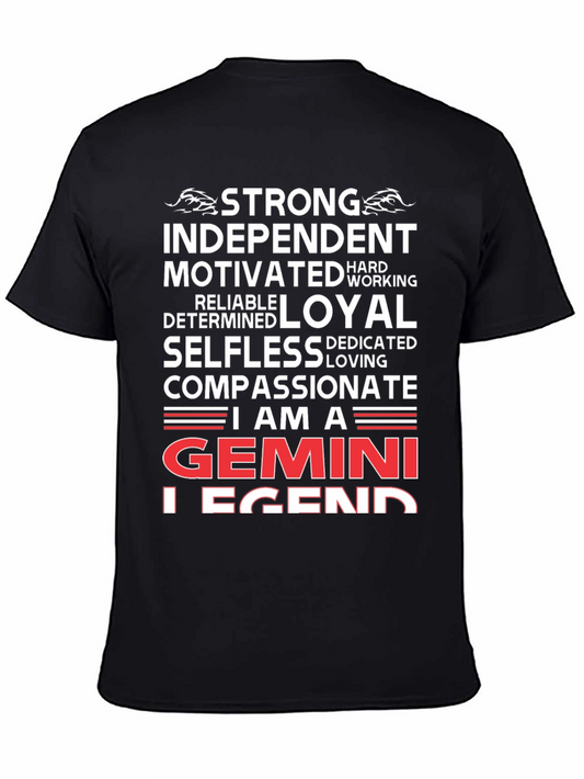 Gemini Legend T-Shirt: Strong Independent & Compassionate