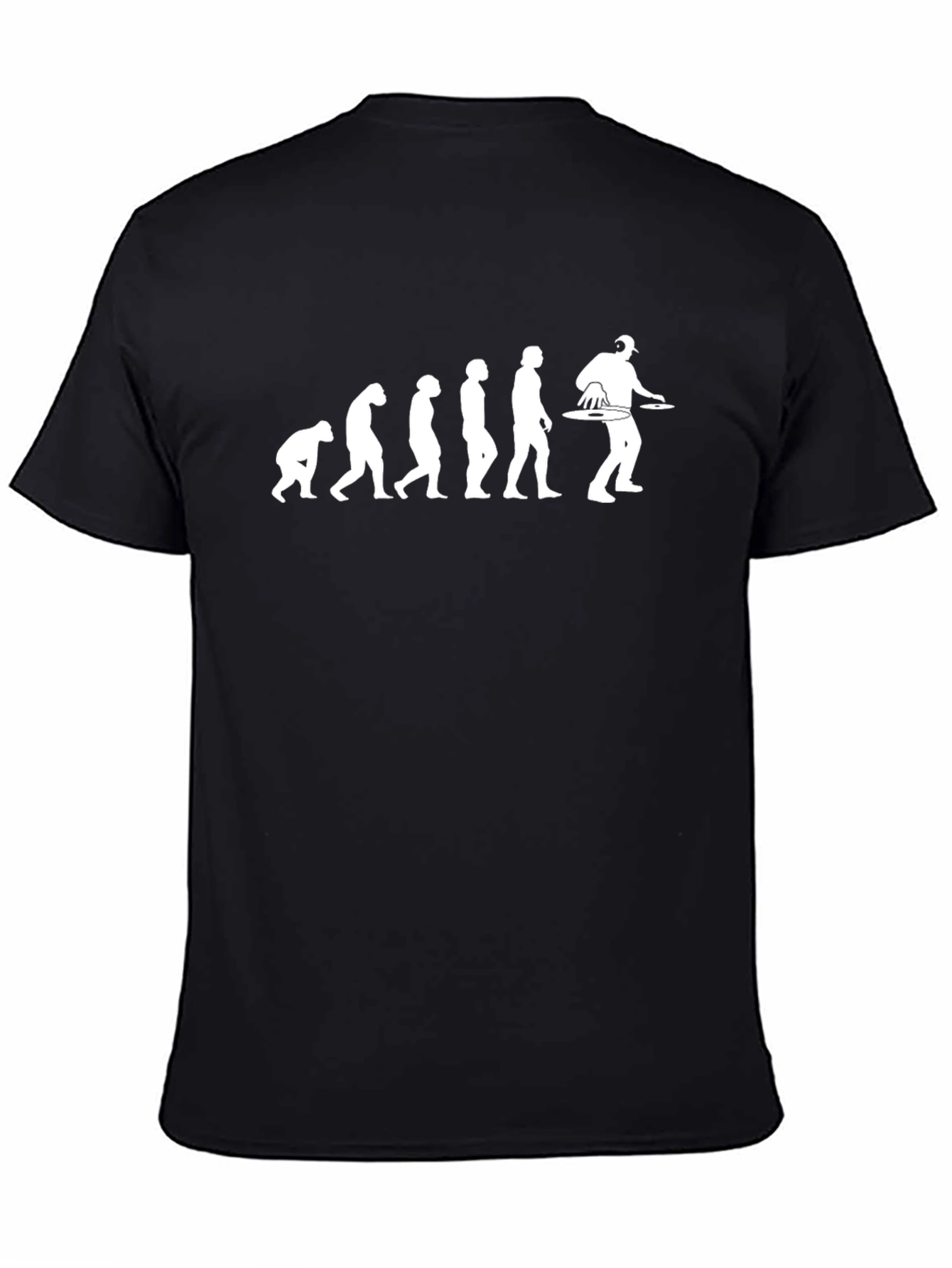 DJ Evolution Black T-Shirt - Funny Music Tee