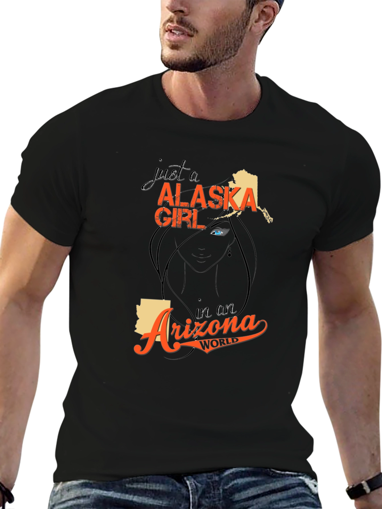 Alaska Girl in an Arizona World T-Shirt