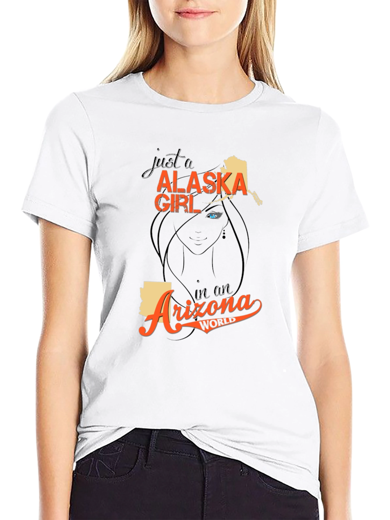 Alaska Girl in an Arizona World T-Shirt
