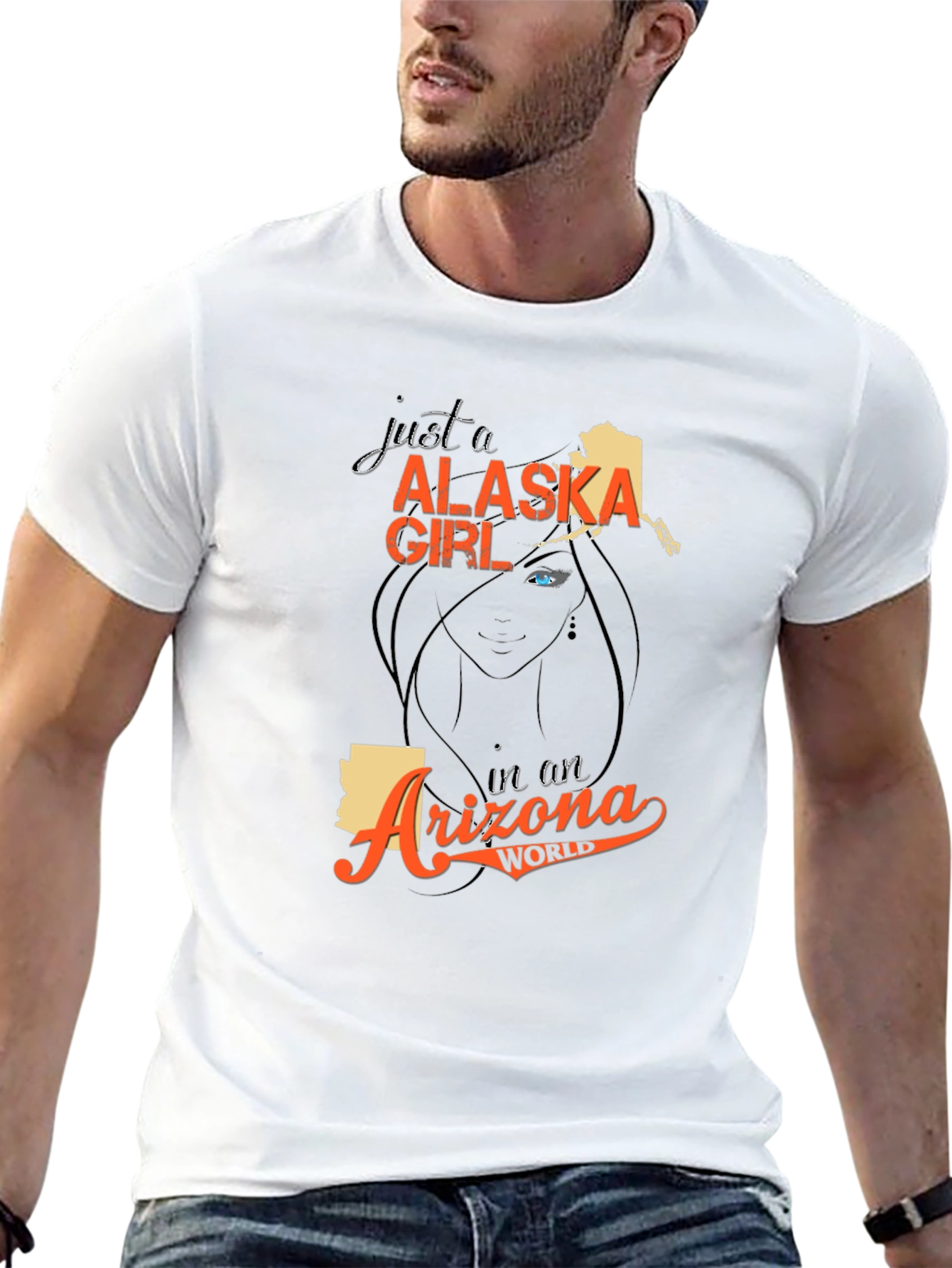 Alaska Girl in an Arizona World T-Shirt