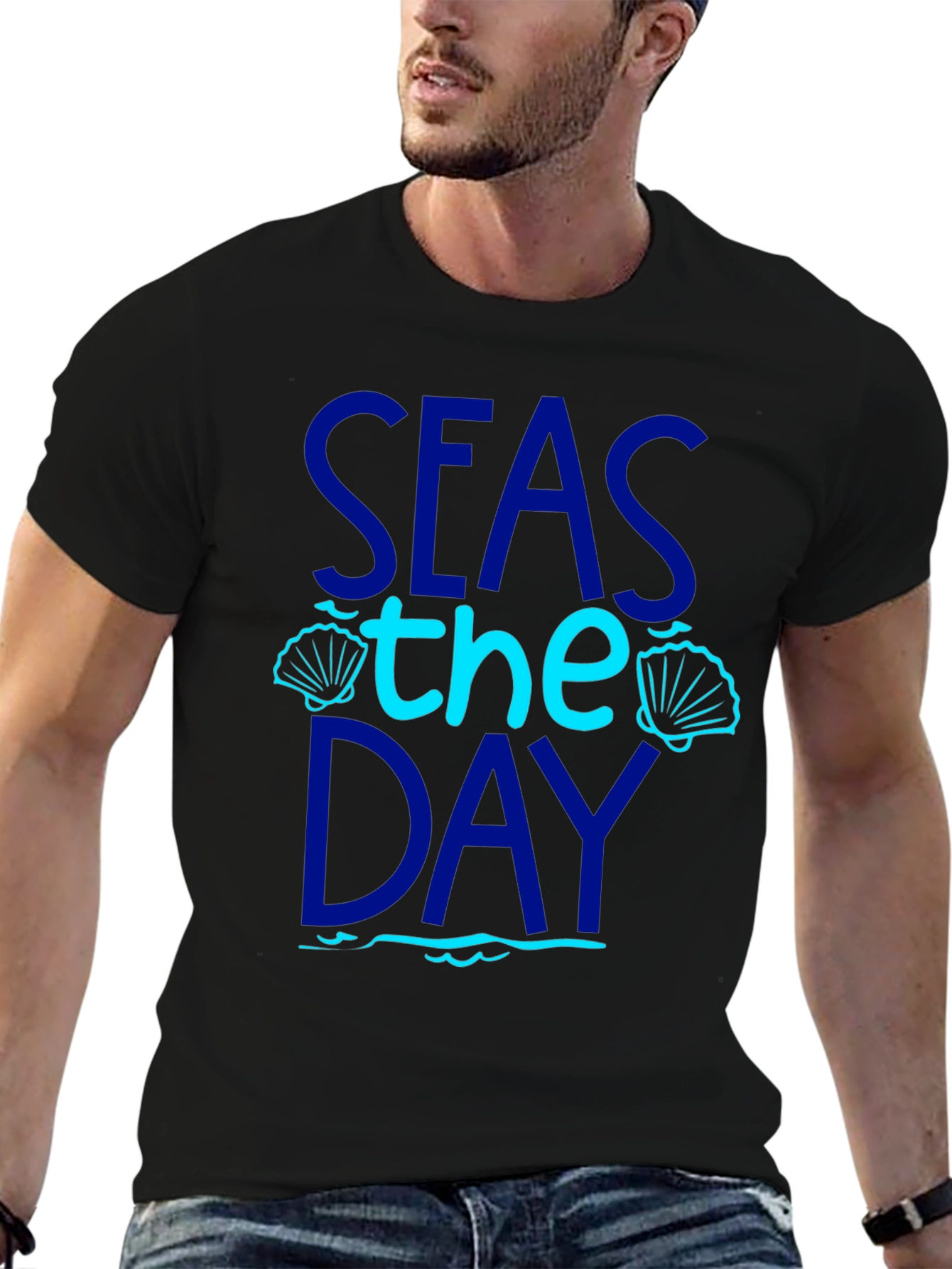 Seas The Day Graphic T-Shirt