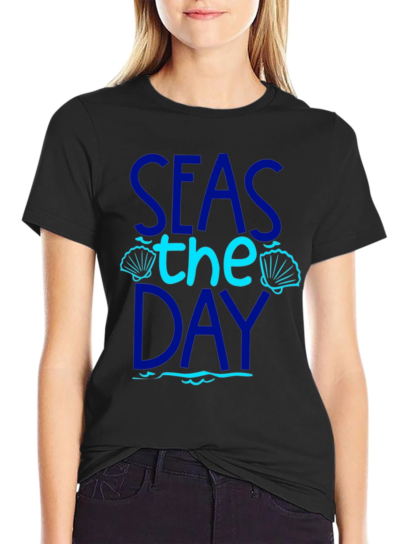 Seas The Day Graphic T-Shirt