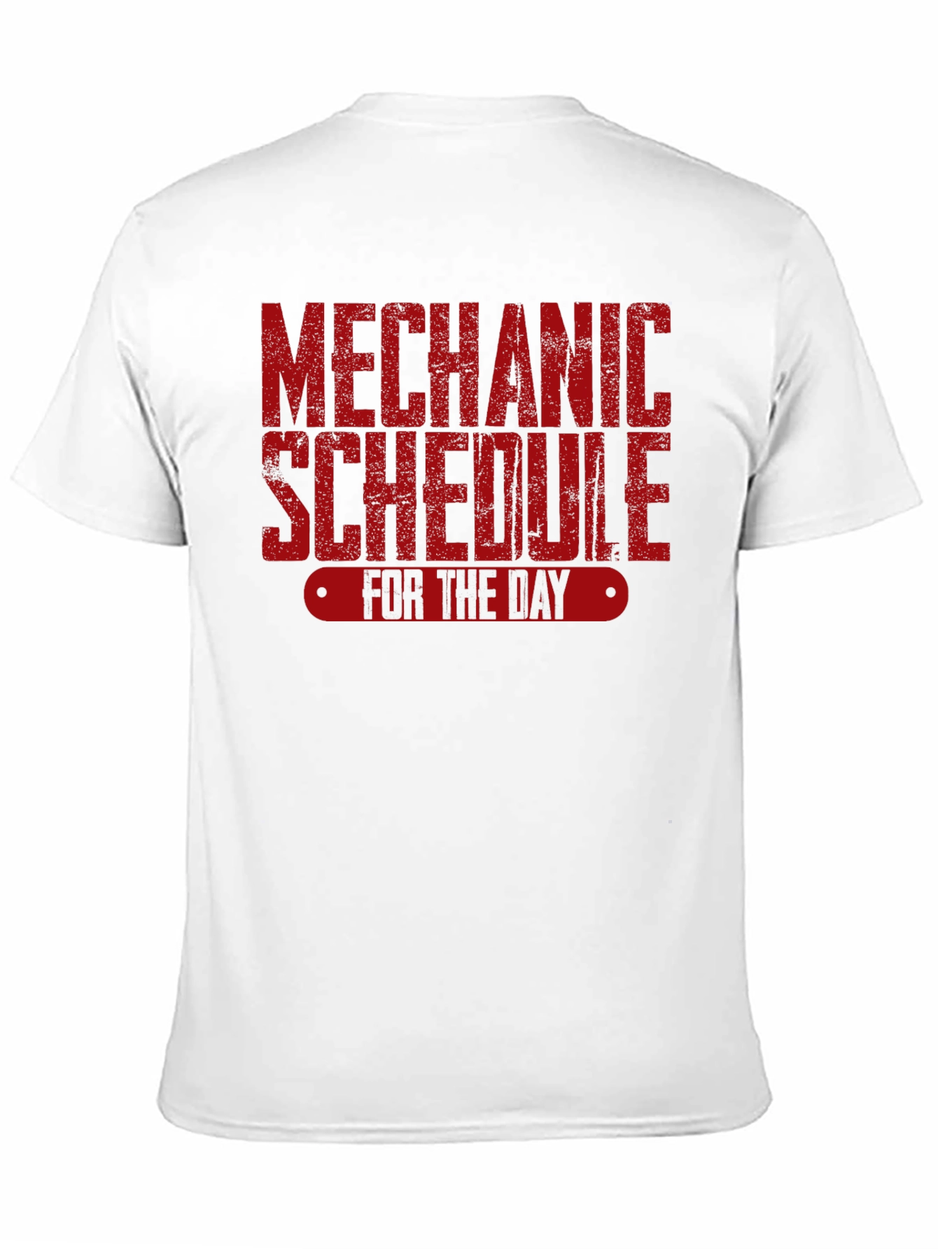 Mechanic Schedule Black T-Shirt