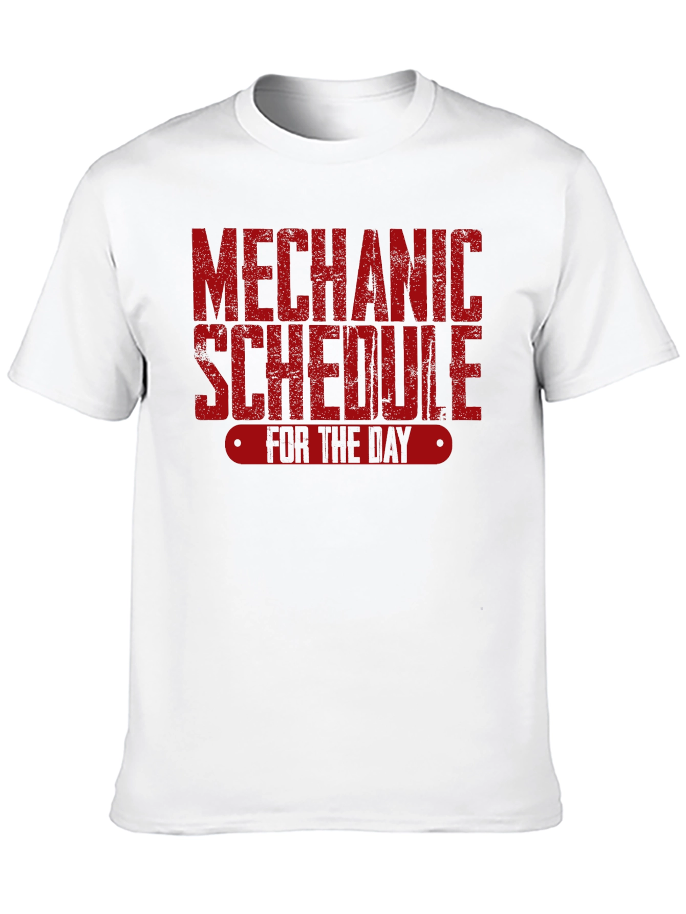 Mechanic Schedule Black T-Shirt