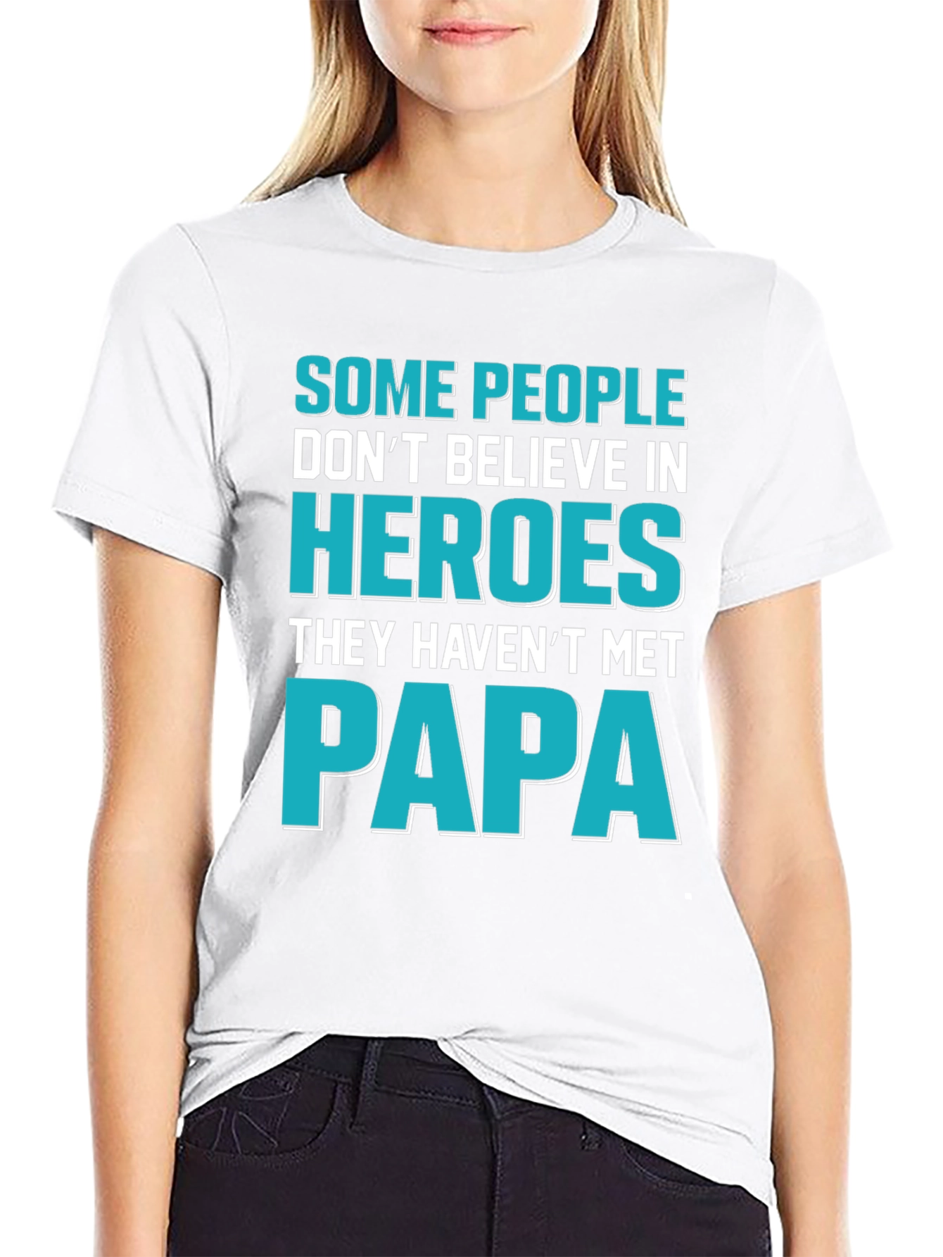 Papa Hero T-Shirt - Fathers Day Gift