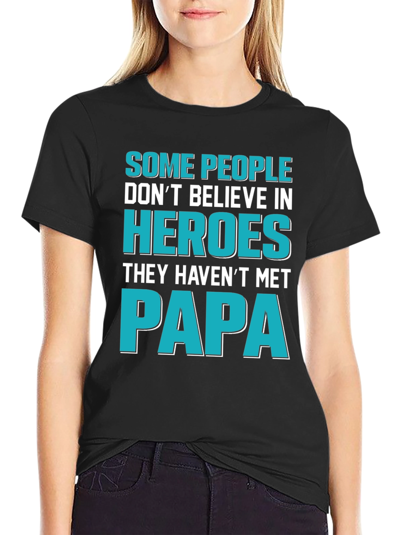 Papa Hero T-Shirt - Fathers Day Gift