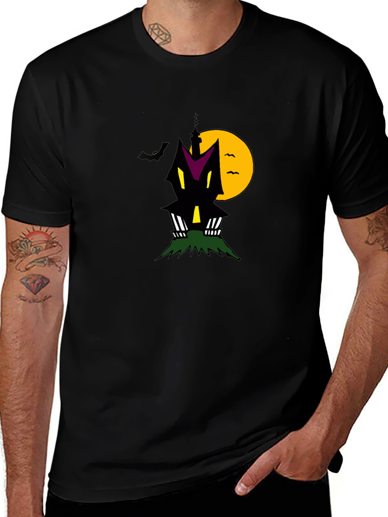 Haunted House Halloween T-Shirt - Spooky Season