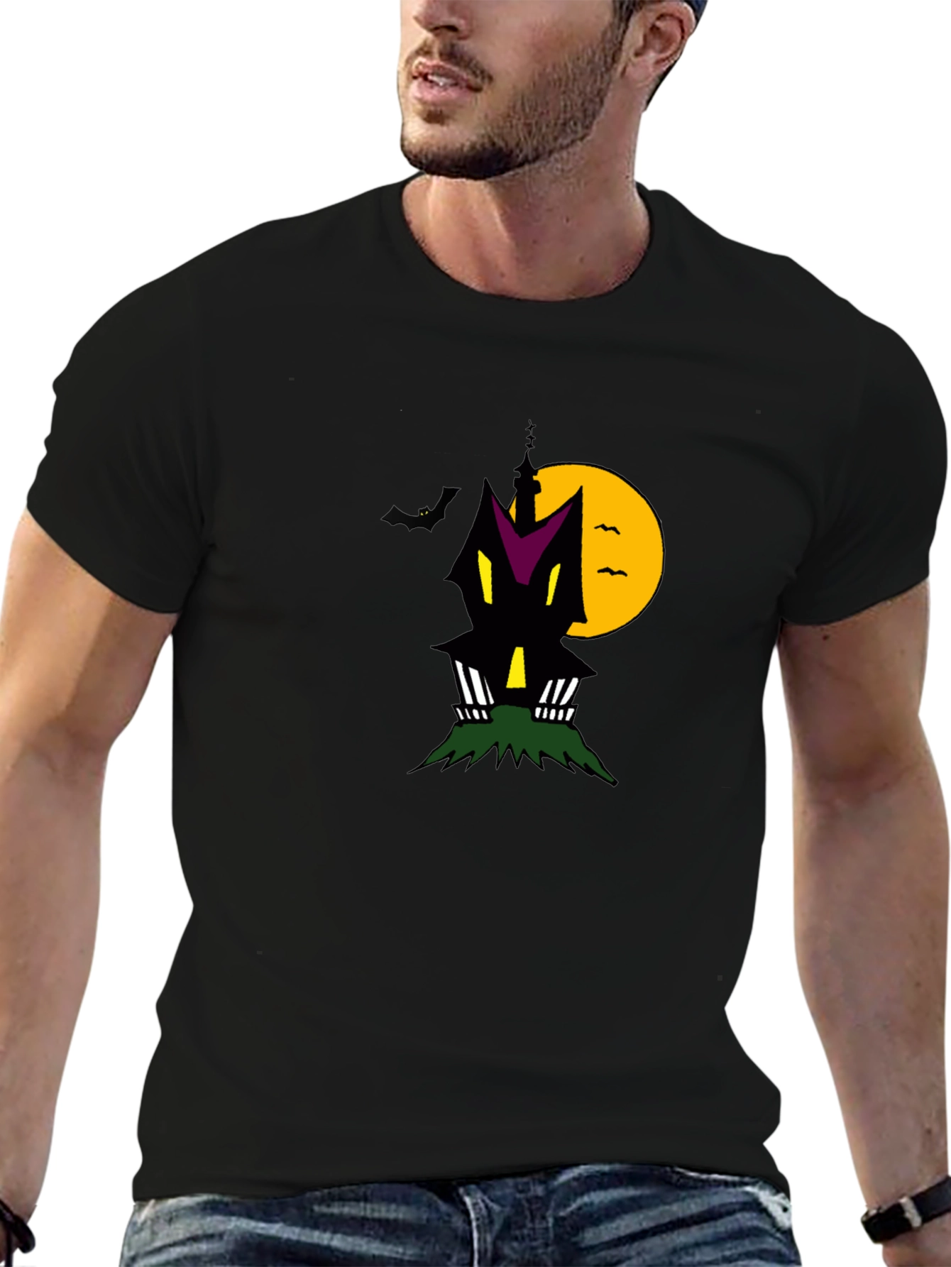 Haunted House Halloween T-Shirt - Spooky Season