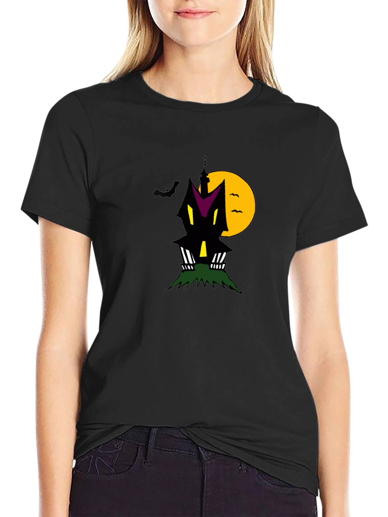 Haunted House Halloween T-Shirt - Spooky Season