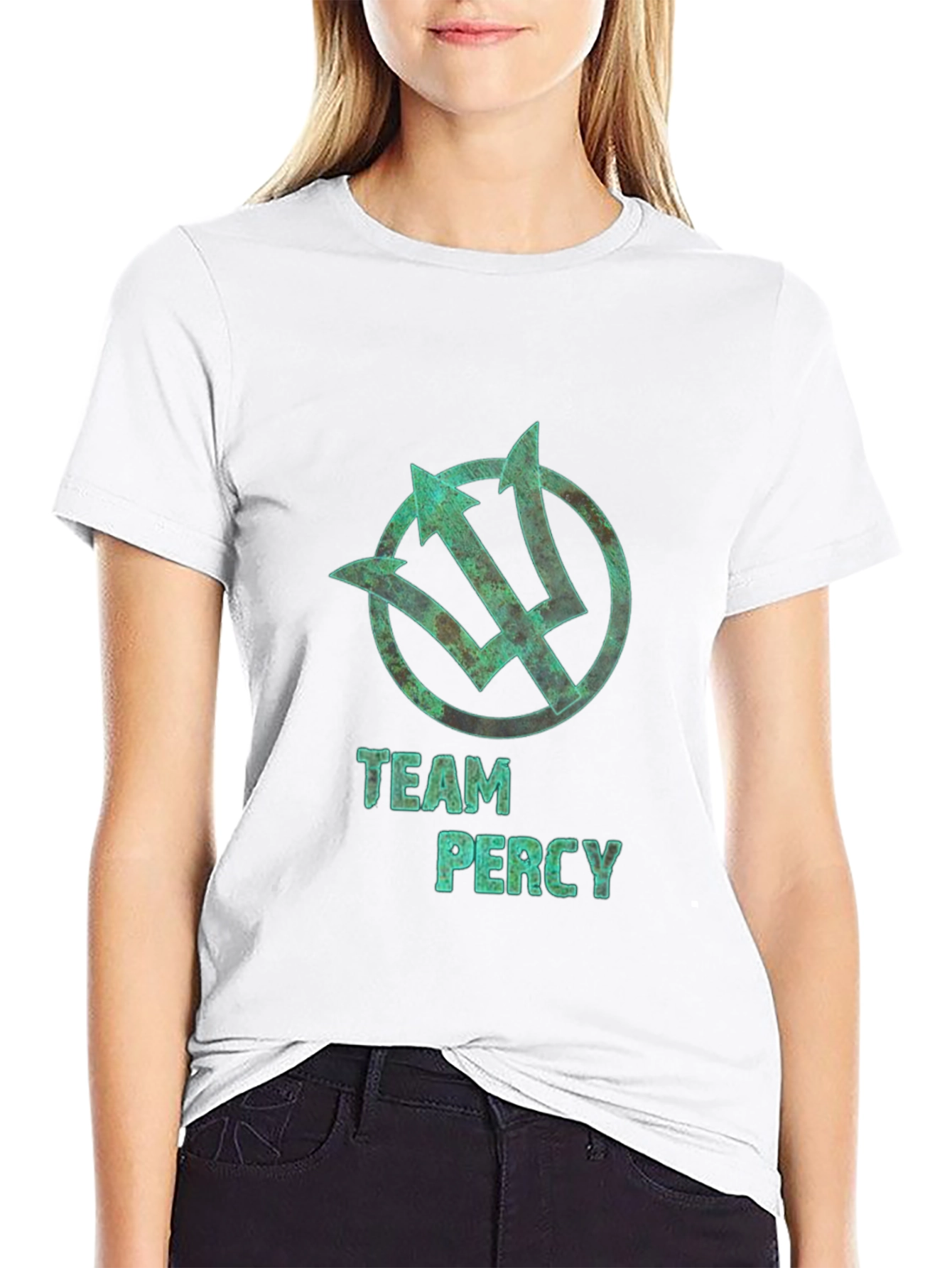 Team Percy Trident Graphic T-Shirt - Black