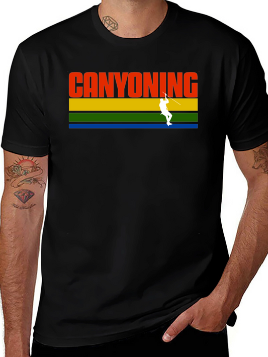Canyoning Adventure T-Shirt - Black