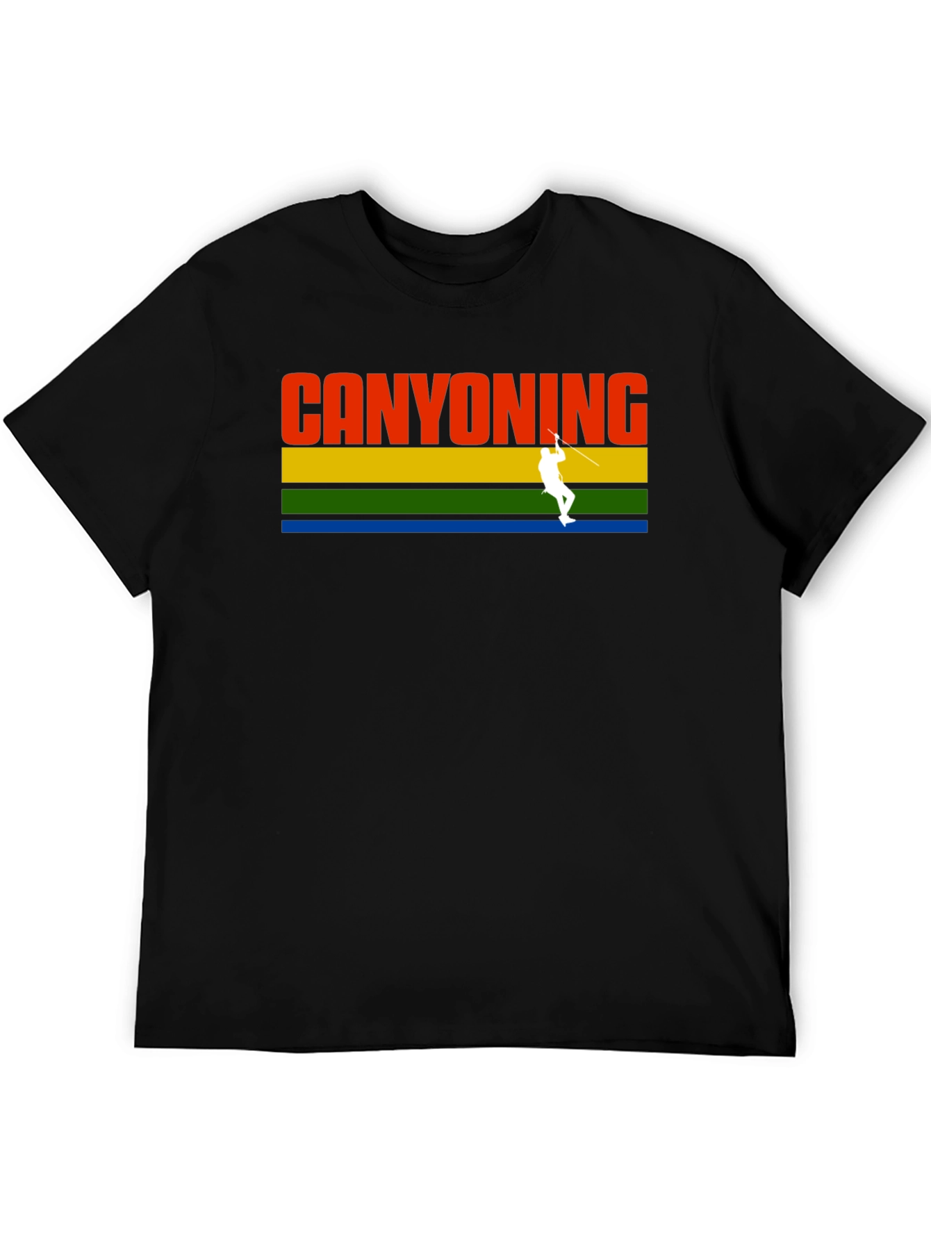 Canyoning Adventure T-Shirt - Black
