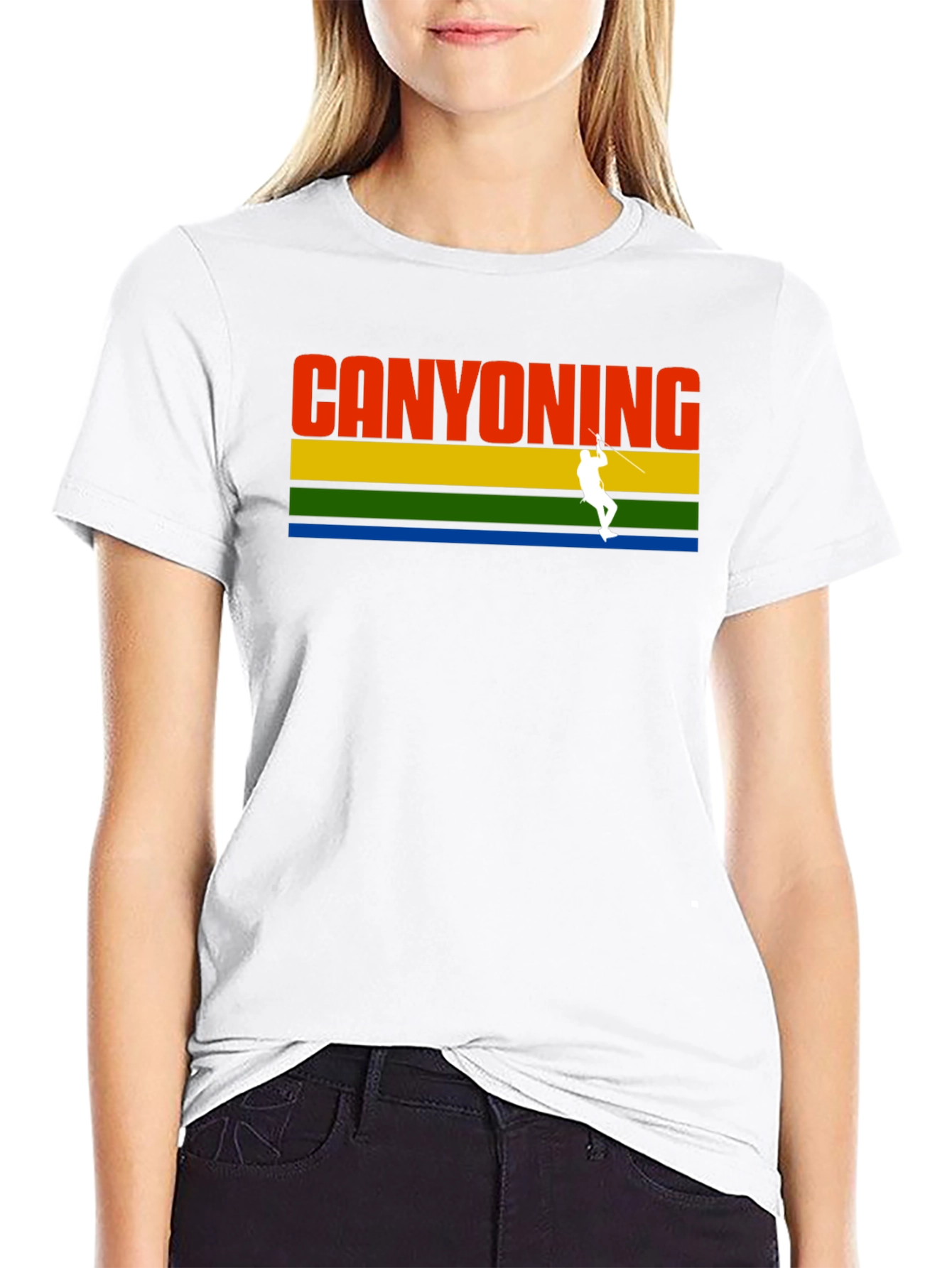 Canyoning Adventure T-Shirt - Black