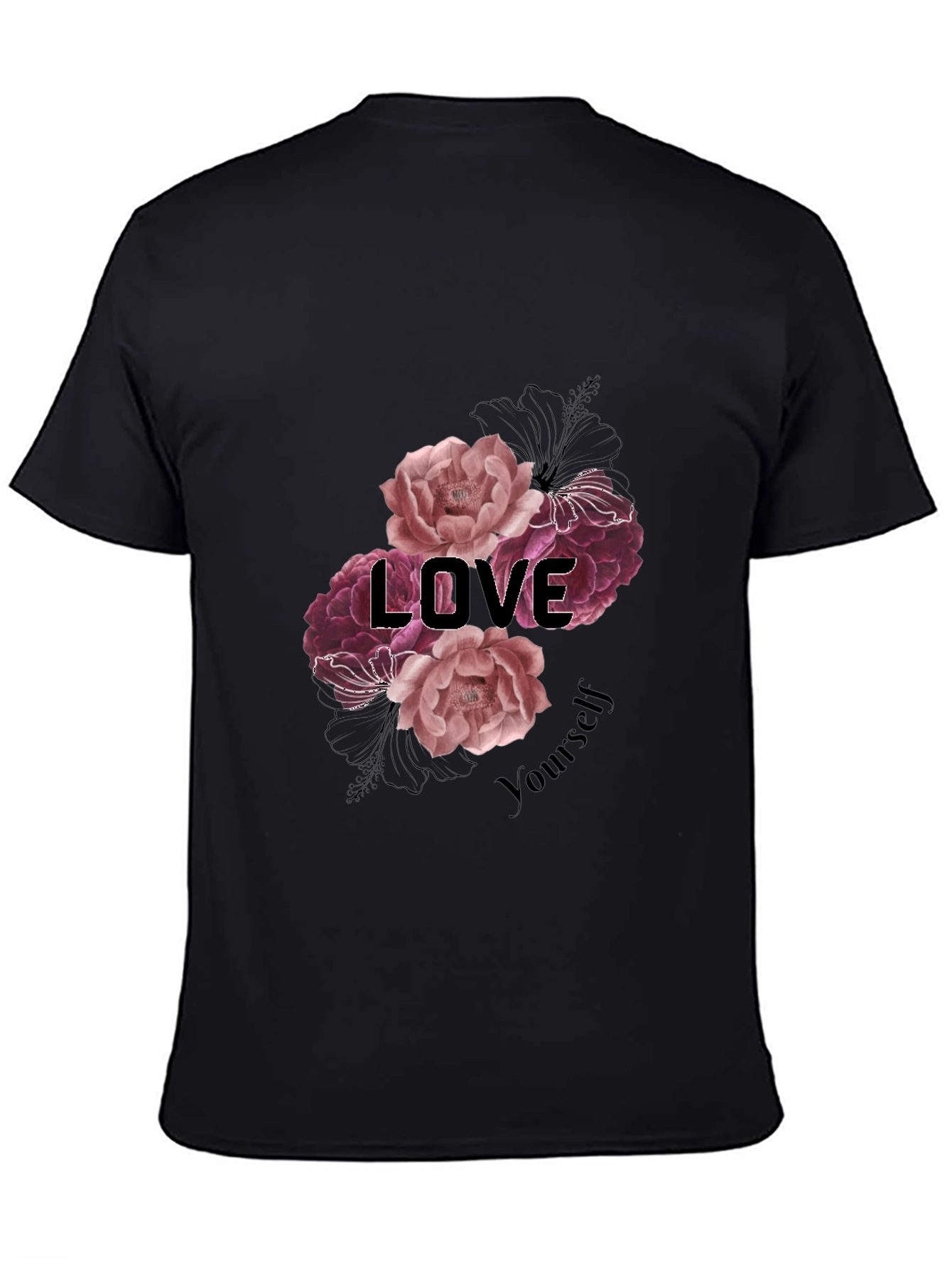 Love Yourself Floral Graphic Tee