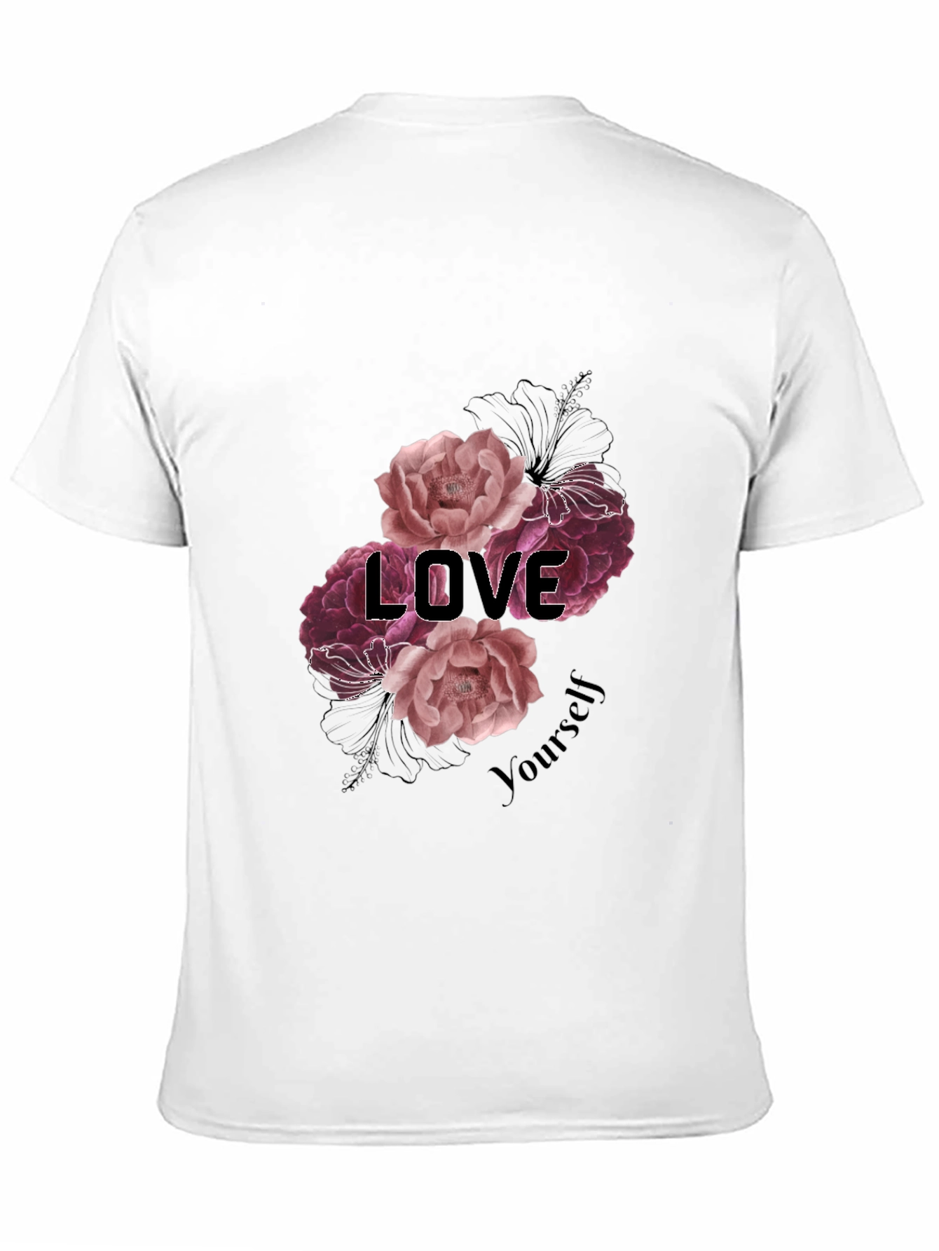 Love Yourself Floral Graphic Tee