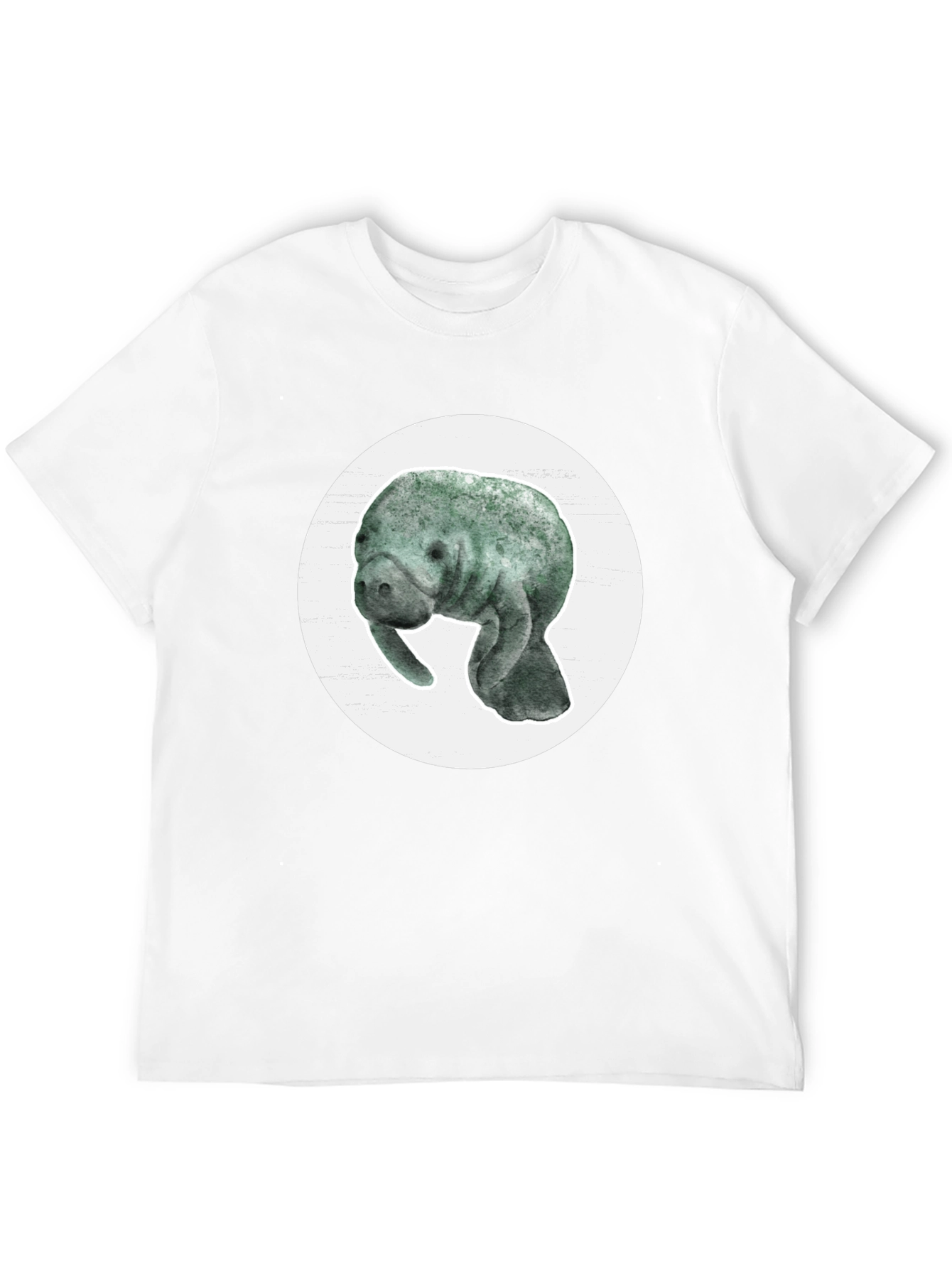 Manatee Graphic Tee - Soft Cotton Blend