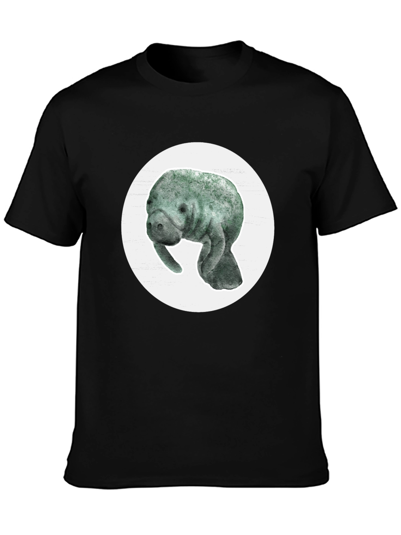 Manatee Graphic Tee - Soft Cotton Blend