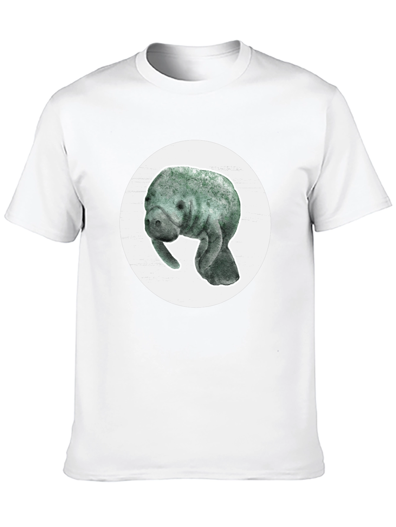 Manatee Graphic Tee - Soft Cotton Blend